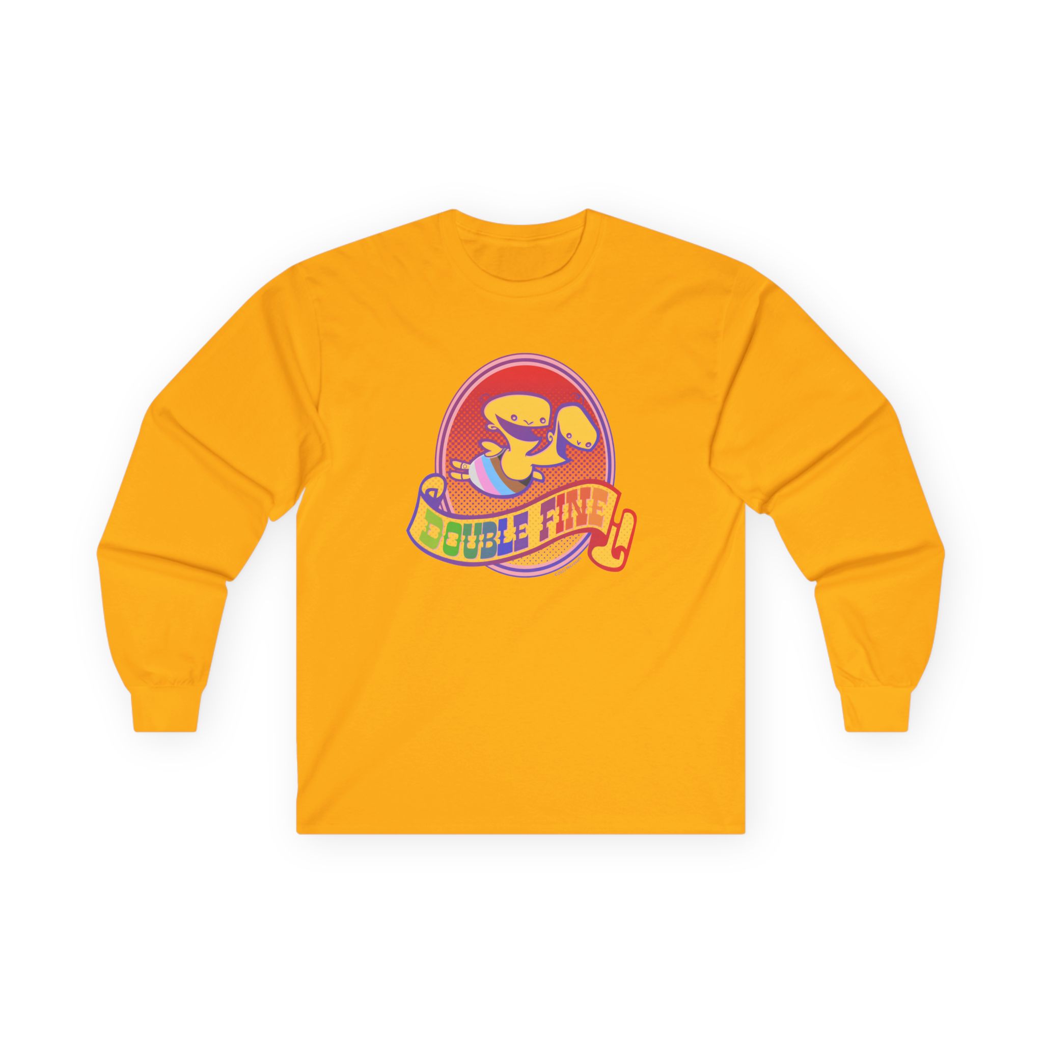 Double Fine Pride Unisex Ultra Cotton Long Sleeve Tee