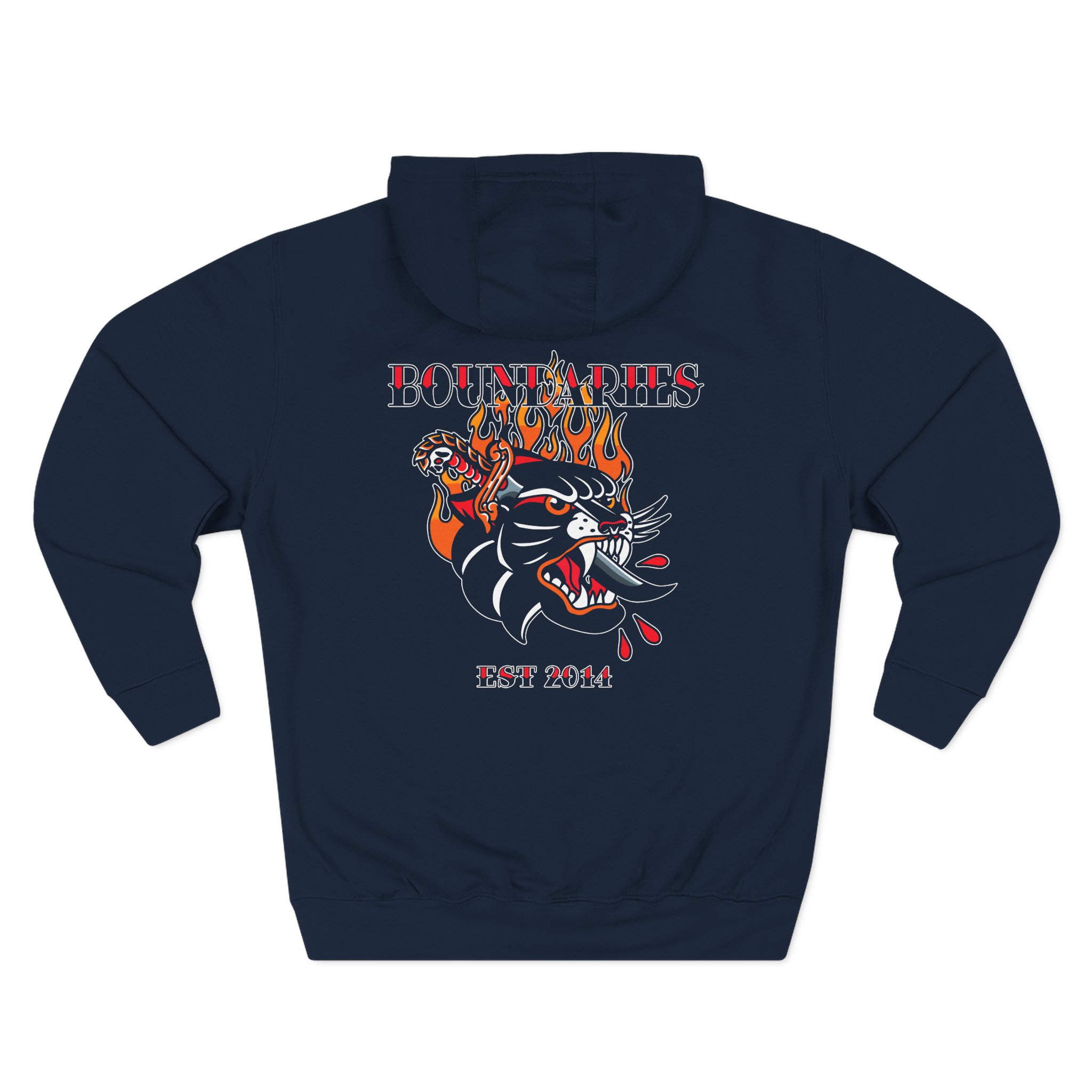 Boundaries Panther Three-Panel Fleece Hoodie