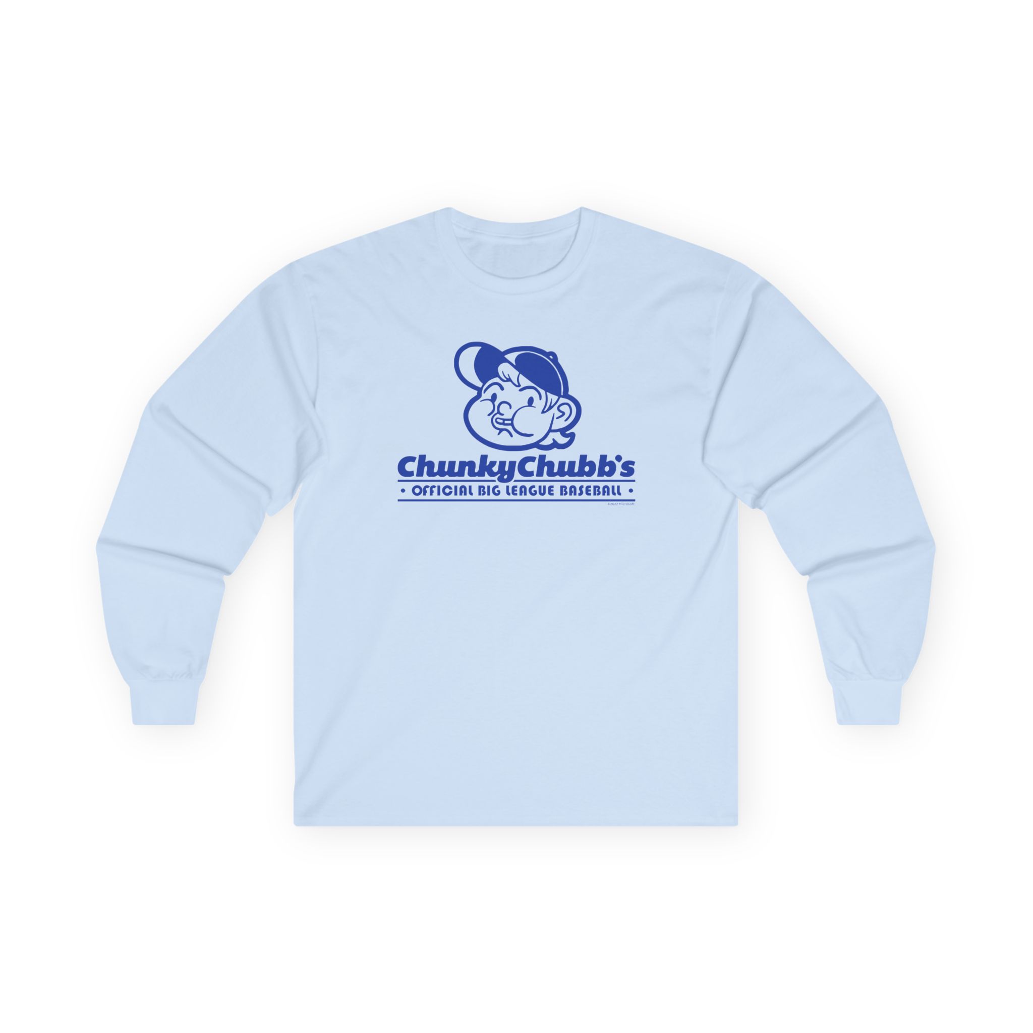 Grounded Chunky Chubb's Baseball Unisex Ultra Cotton Long Sleeve Tee