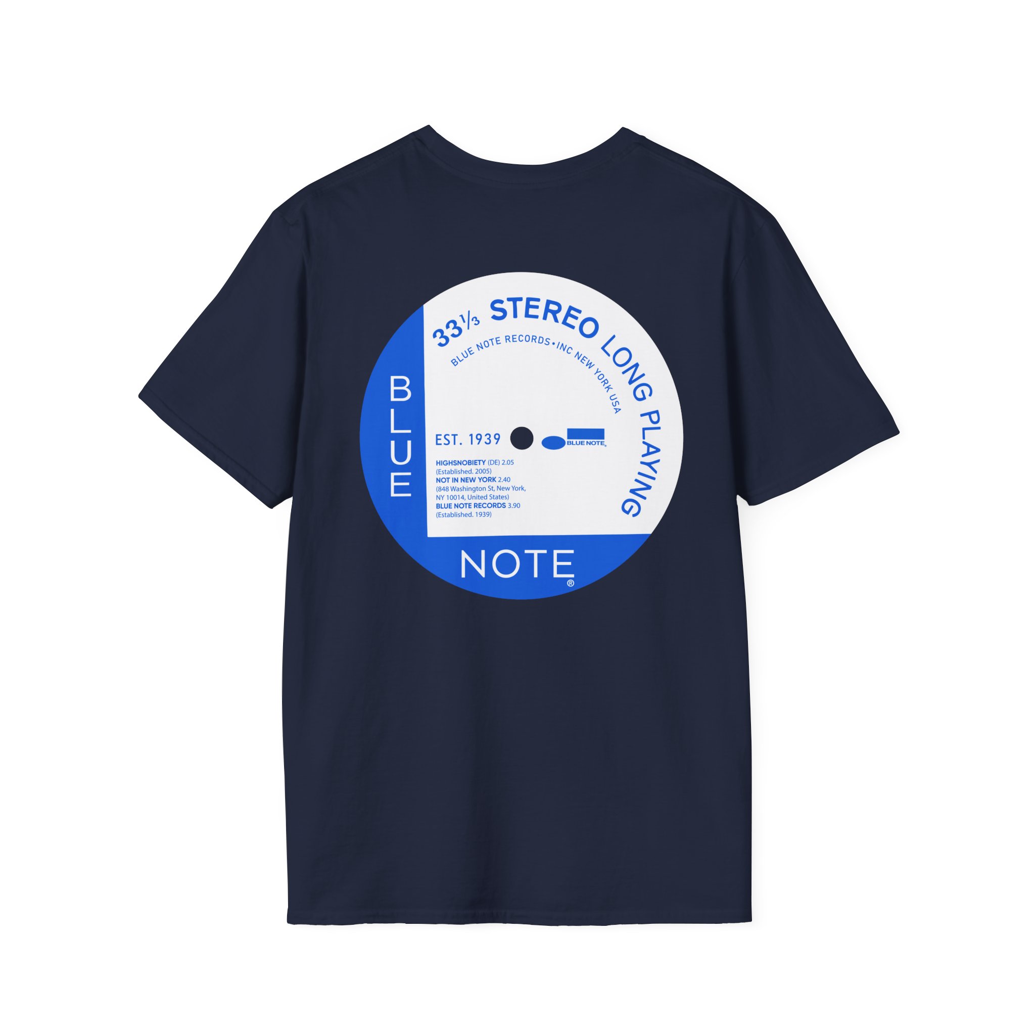 Blue Note X Highsnobiety Anniversary Unisex Softstyle T-Shirt