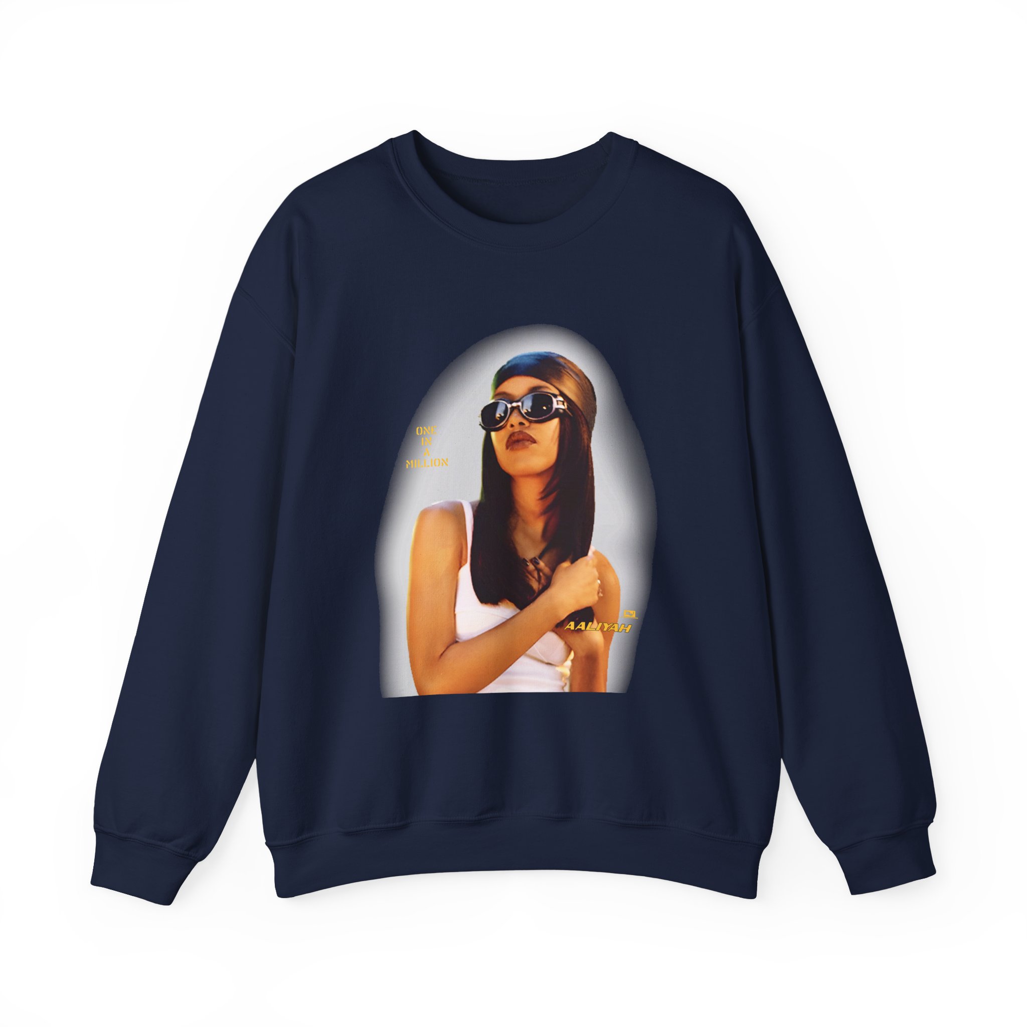 Aaliyah OIAM Portrait Unisex Heavy Blendâ„¢ Crewneck Sweatshirt