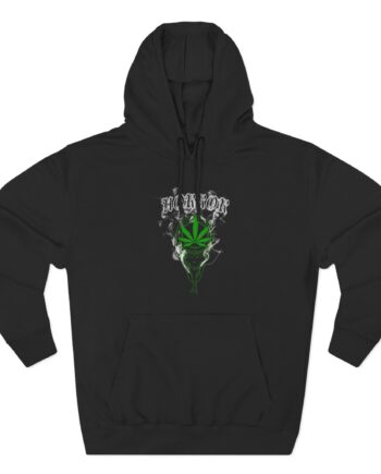 Ho99o9 420 Smoke Three-Panel Fleece Hoodie
