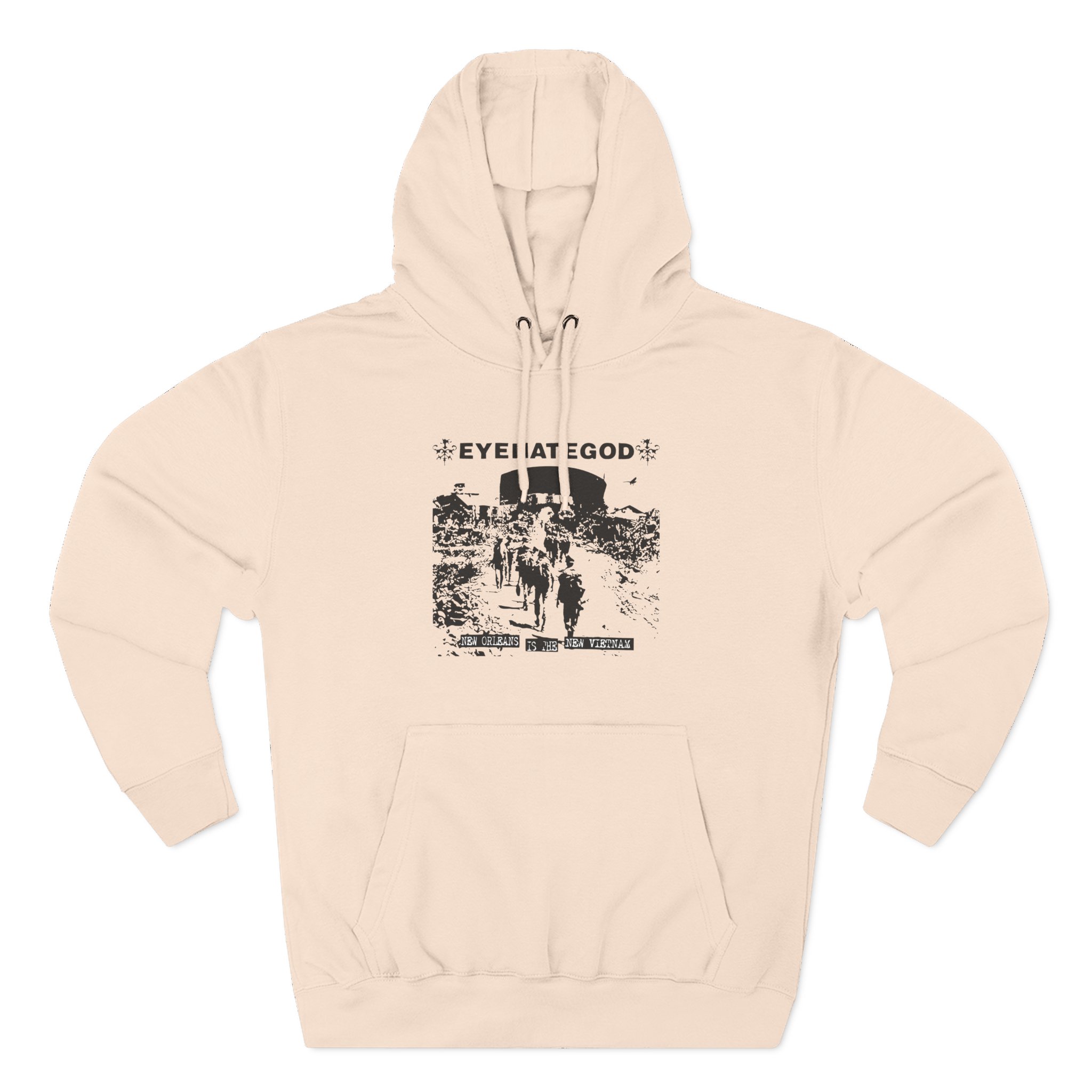 Eyehategod New Orleans is the New Vietnam Three-Panel Fleece Hoodie