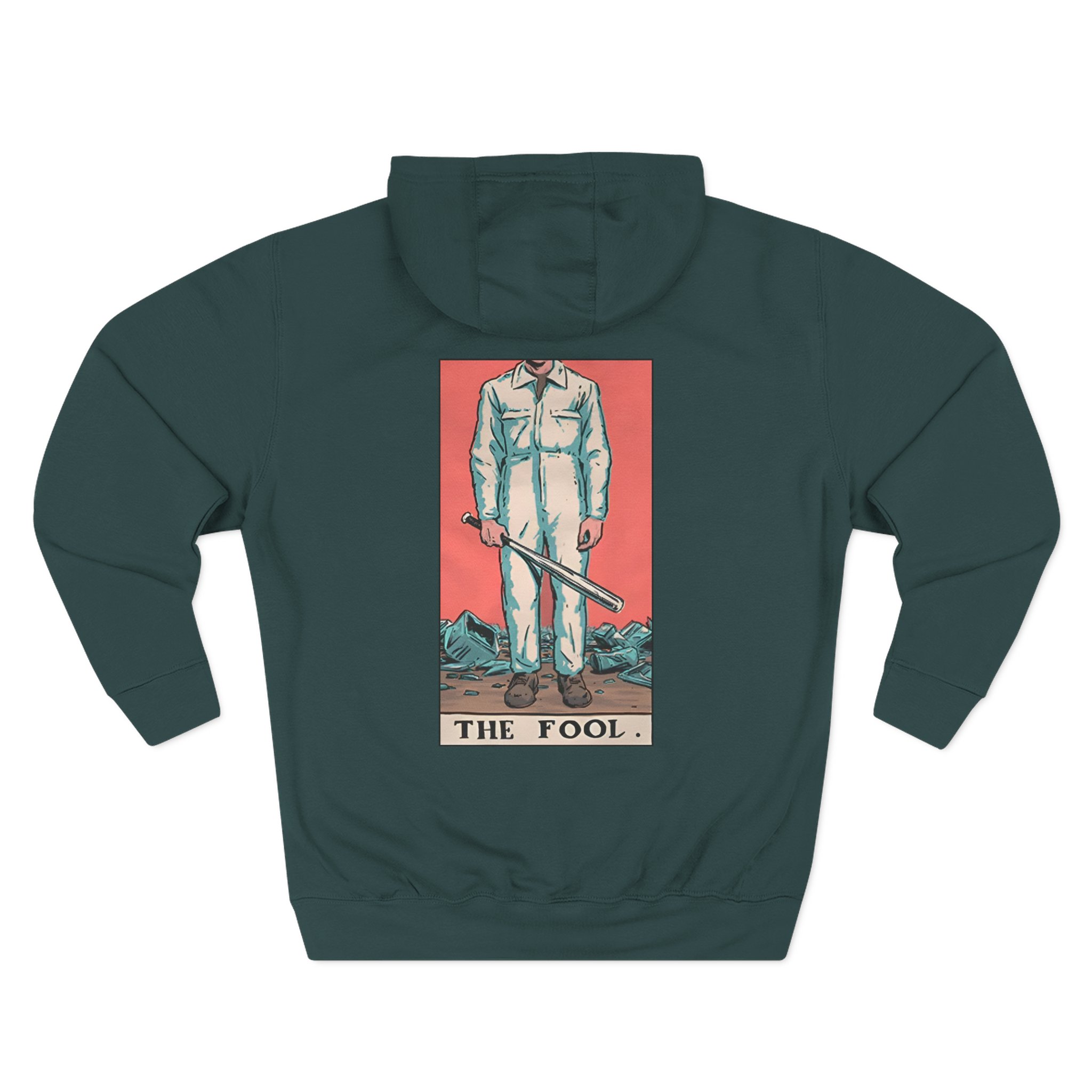 The Early November Tarot Card Three-Panel Fleece Hoodie