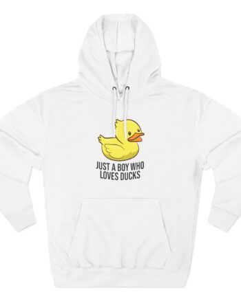 Duckboy Three-Panel Fleece Hoodie