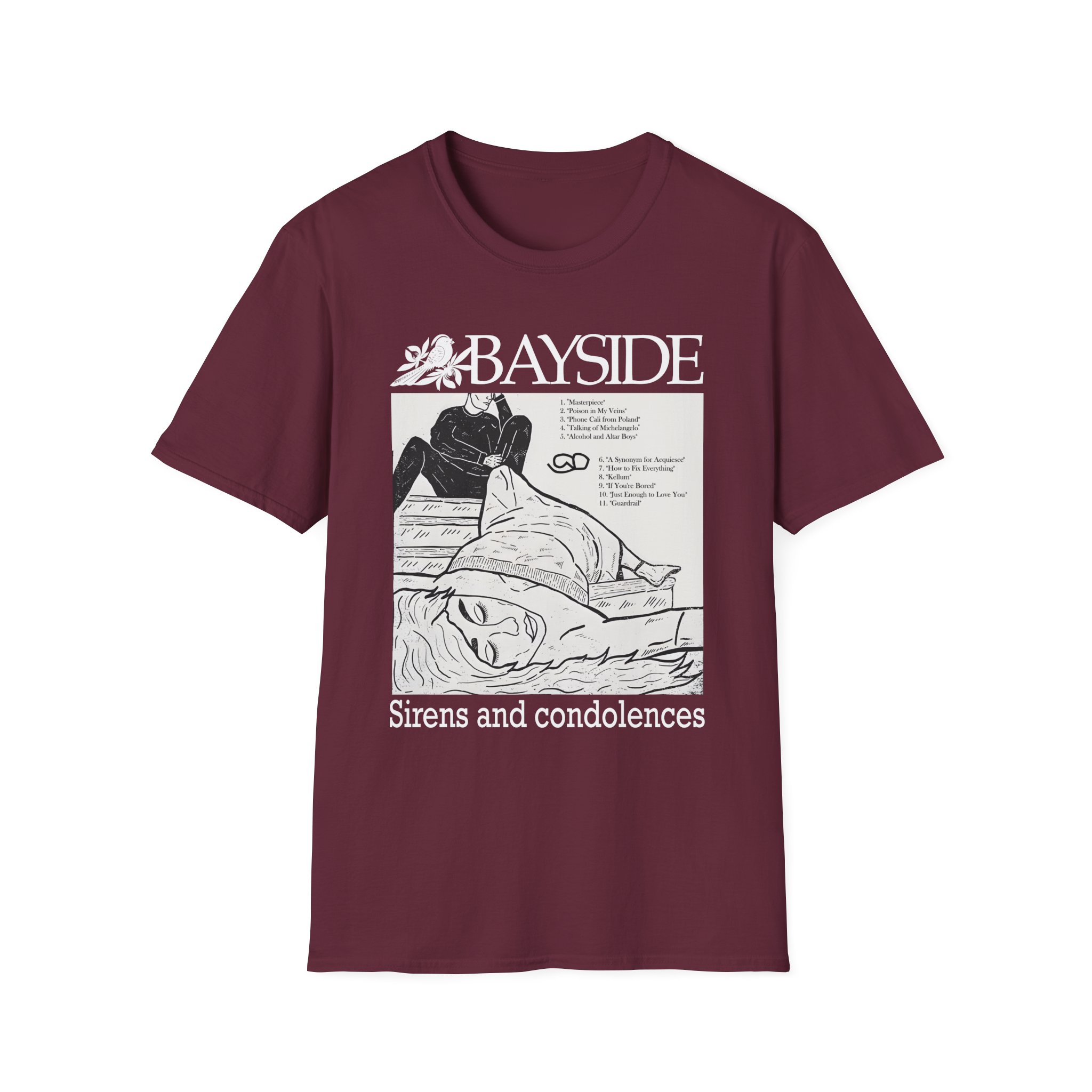 Bayside Sirens and Condolences Unisex Softstyle T-Shirt
