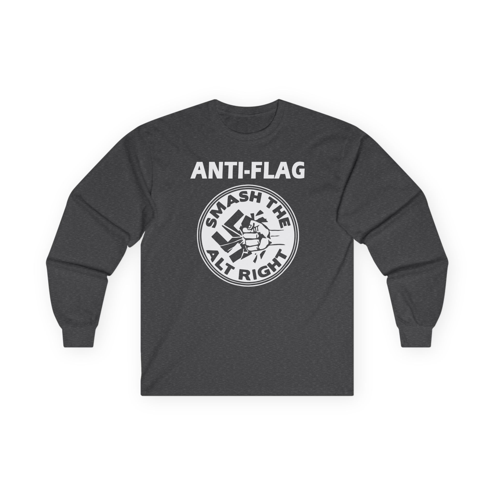 Anti Flag Smash the Alt Right Unisex Ultra Cotton Long Sleeve Tee