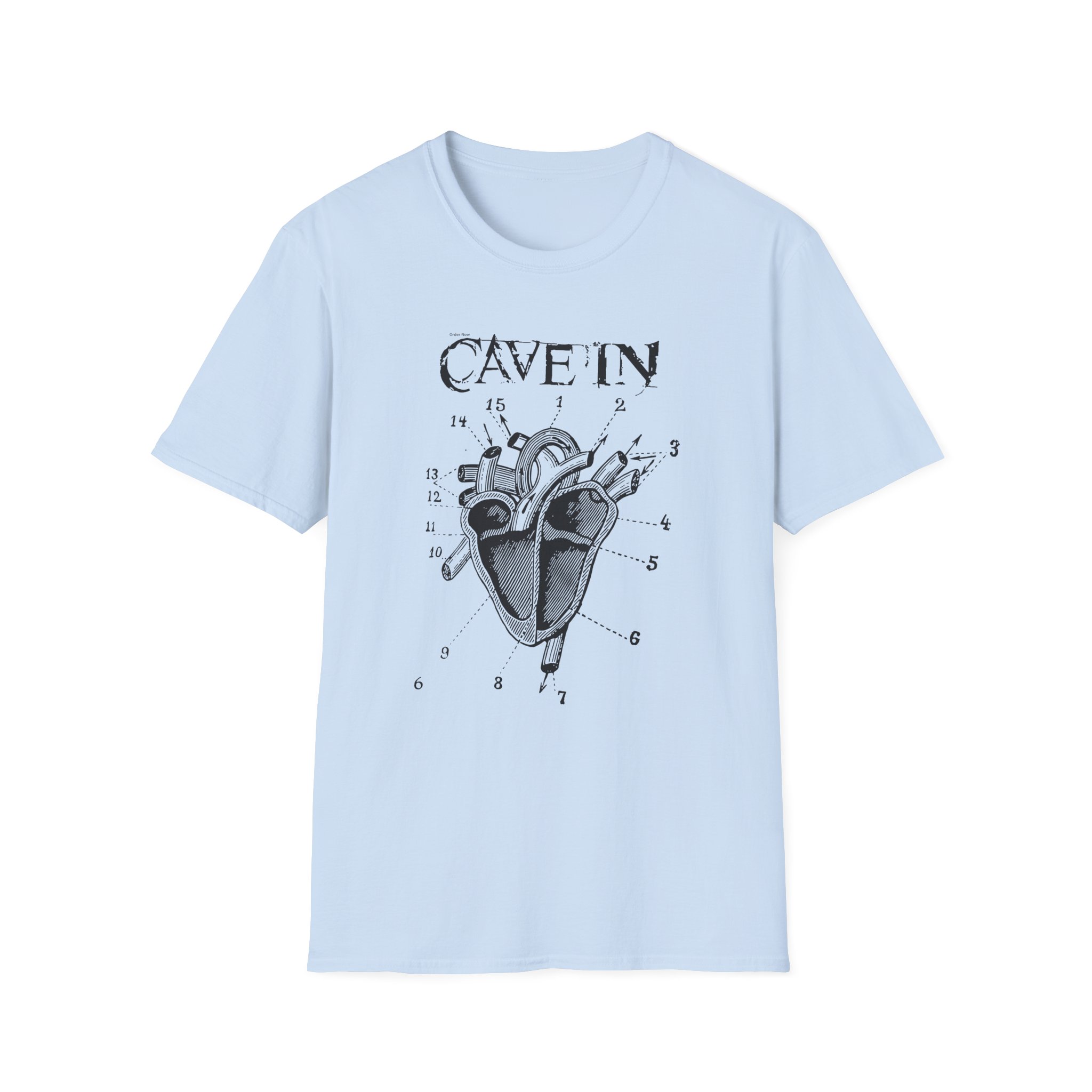 Cave in Classic Heart Unisex Softstyle T-Shirt