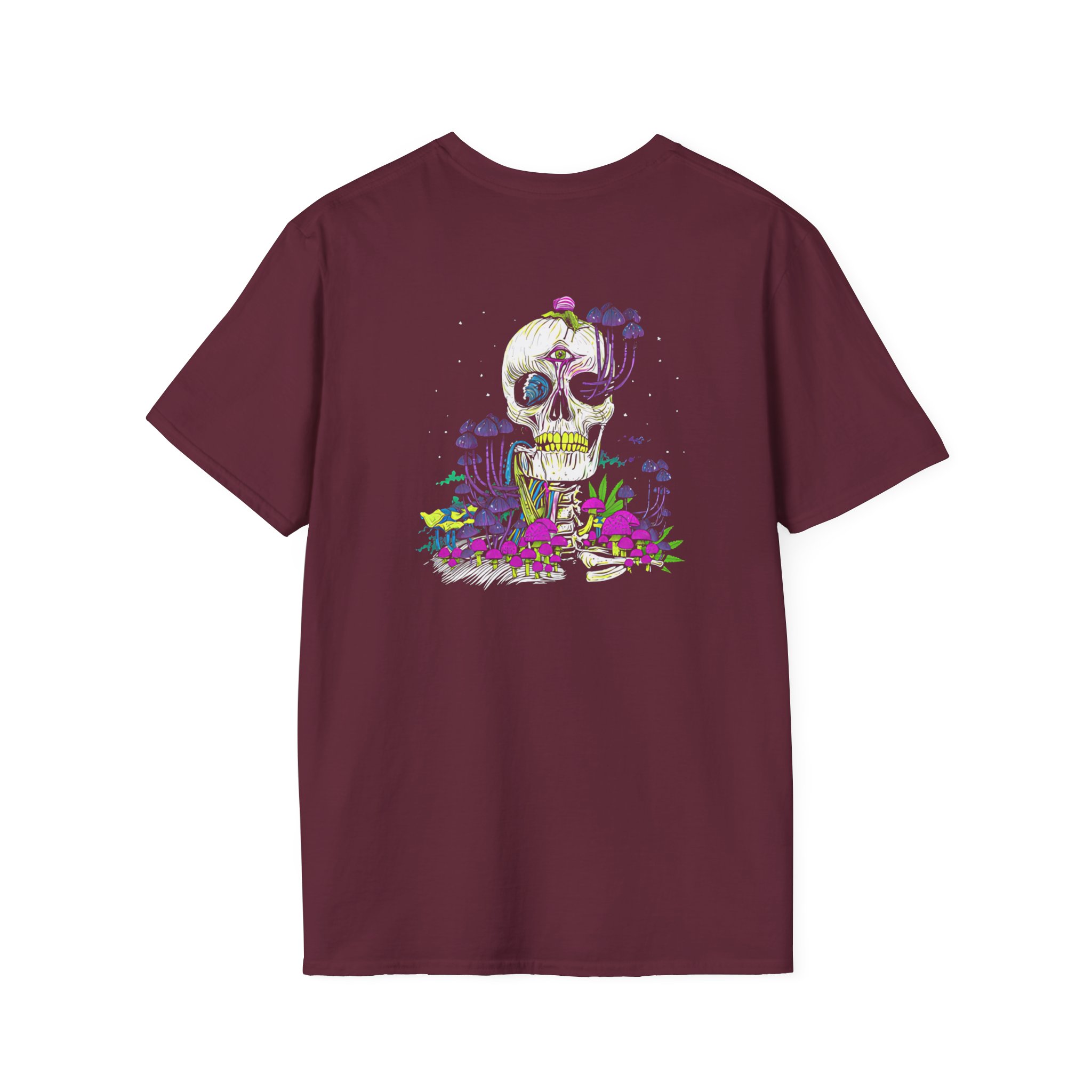 Incubus Magic Mushroom Skull Unisex Softstyle T-Shirt