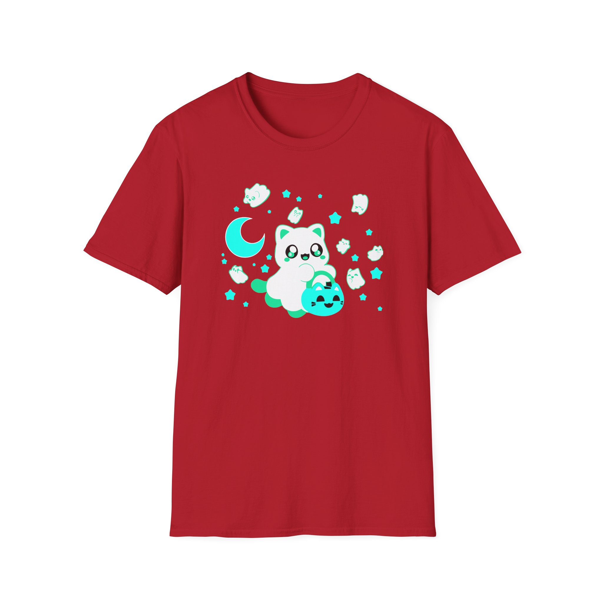 Aphmau Ghost Cat Unisex Softstyle T-Shirt