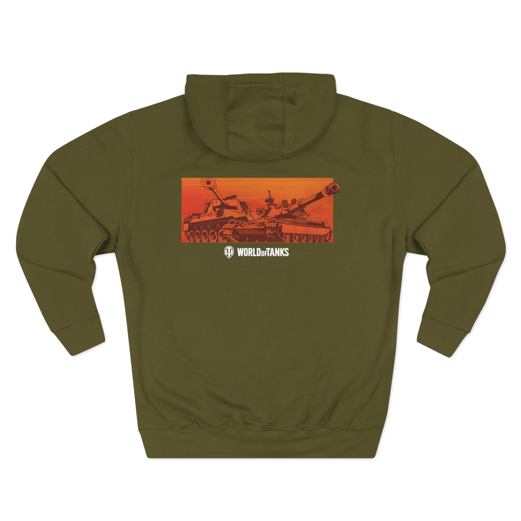World of Tank Orange Sky Three-Panel Fleece Hoodie