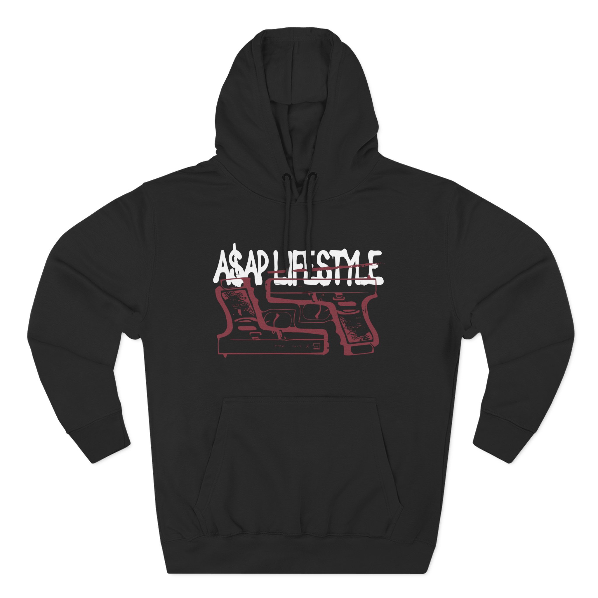 Asap Mob Lifestyle Three-Panel Fleece Hoodie