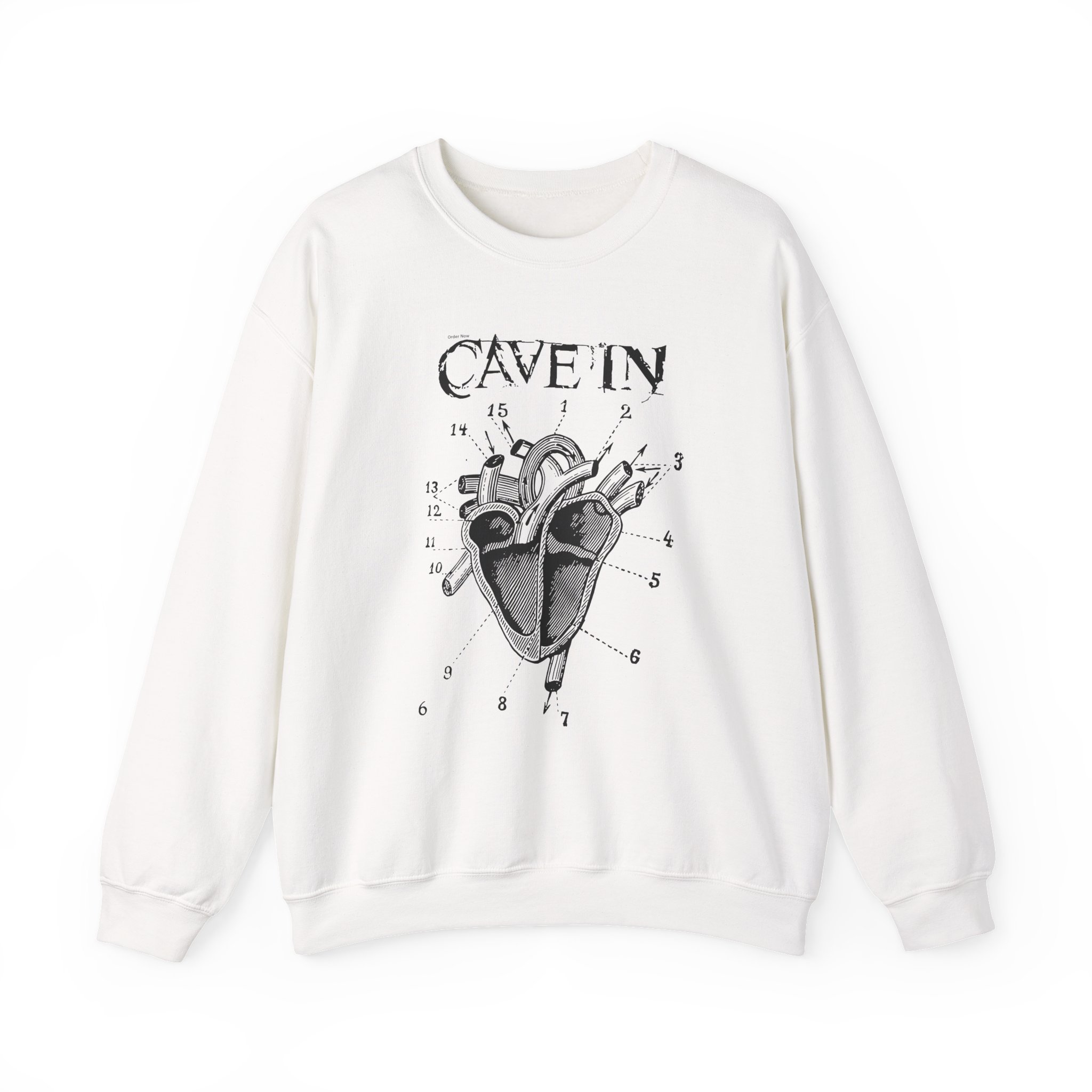 Cave in Classic Heart Unisex Heavy Blendâ„¢ Crewneck Sweatshirt