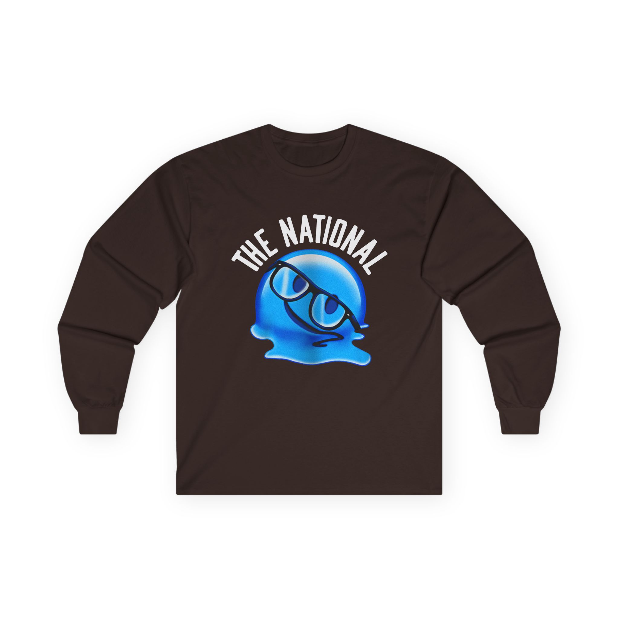 The National Melting Emoji Unisex Ultra Cotton Long Sleeve Tee