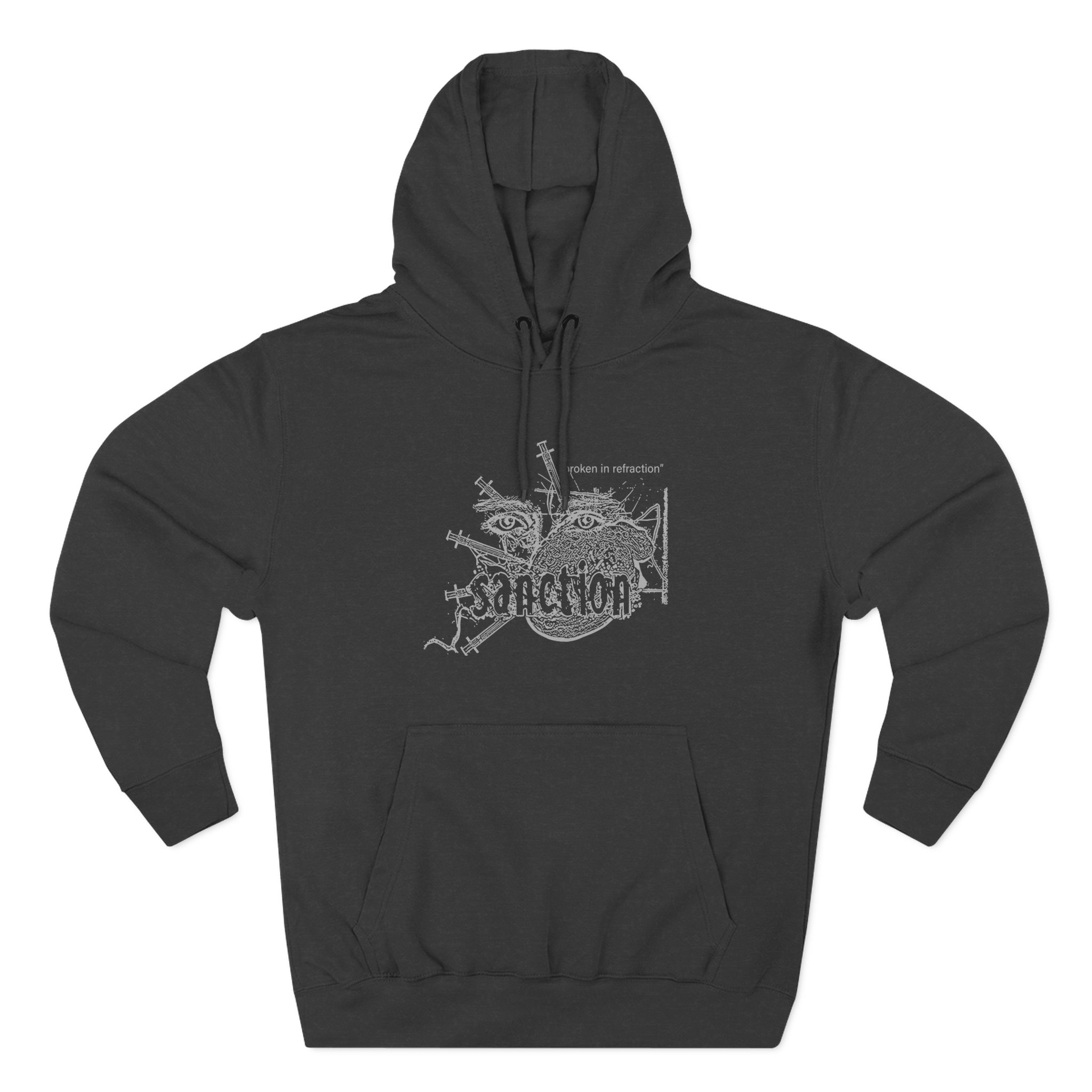 Sanction Broken Three-Panel Fleece Hoodie
