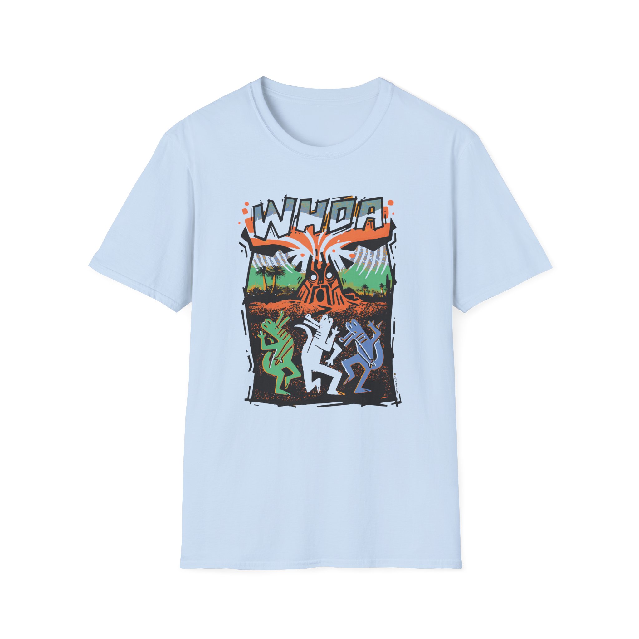 Grounded Max Dino Unisex Softstyle T-Shirt