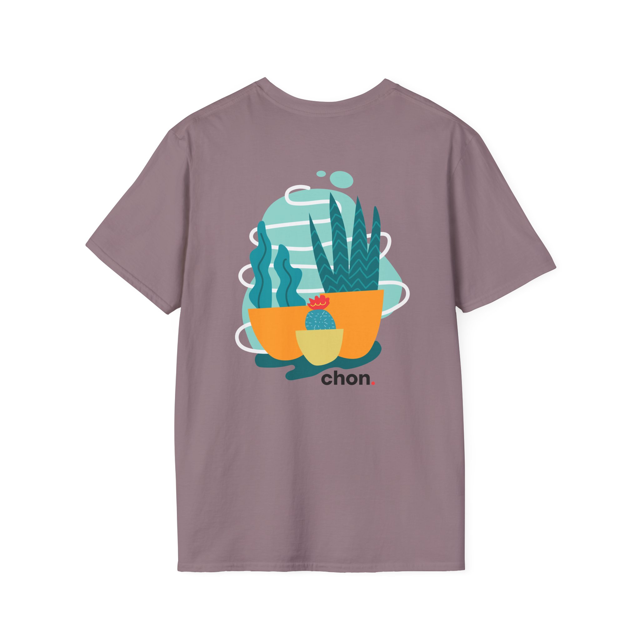 Chon Succulents Pigment Lemon Unisex Softstyle T-Shirt