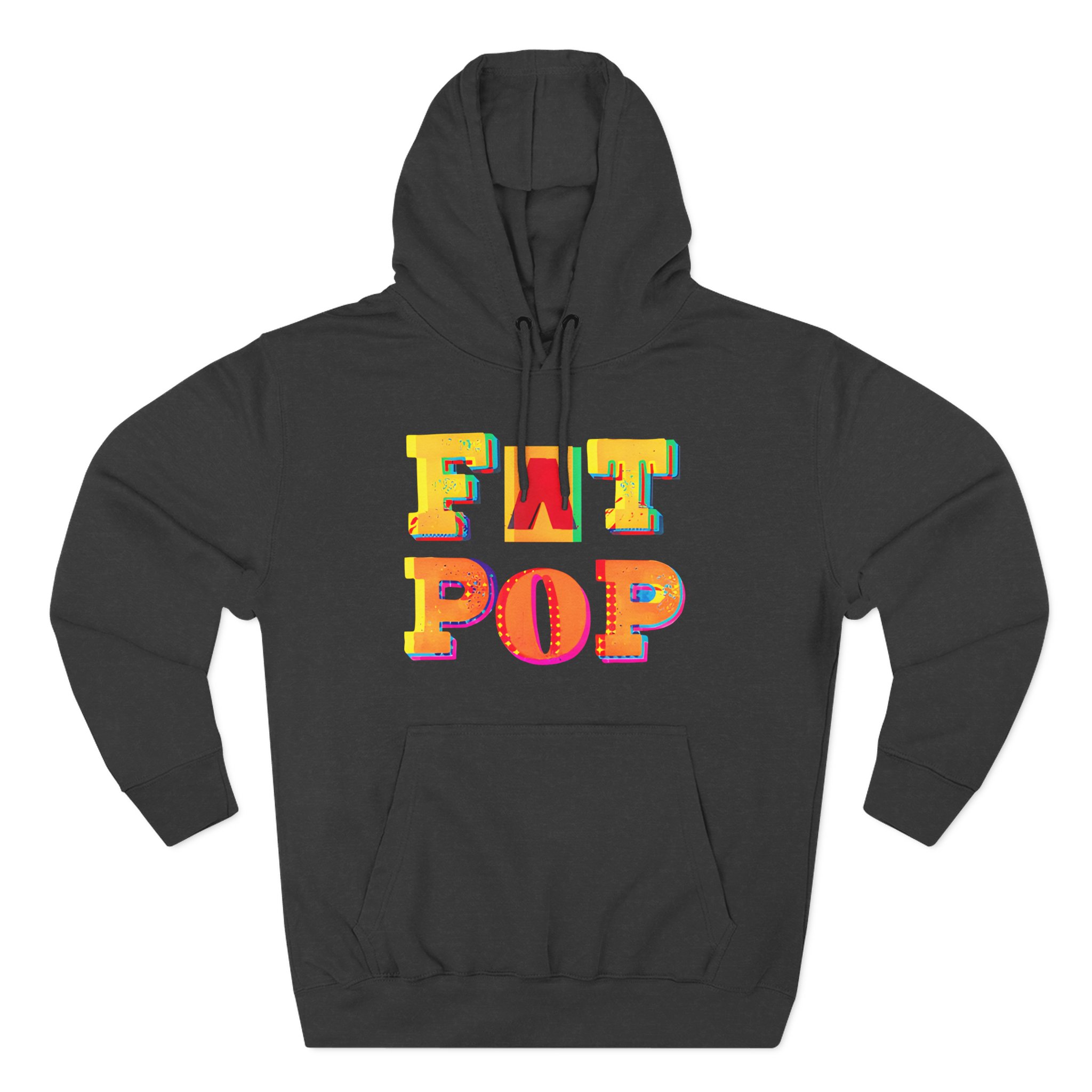PW Fat Pop Logo Three-Panel Fleece Hoodie