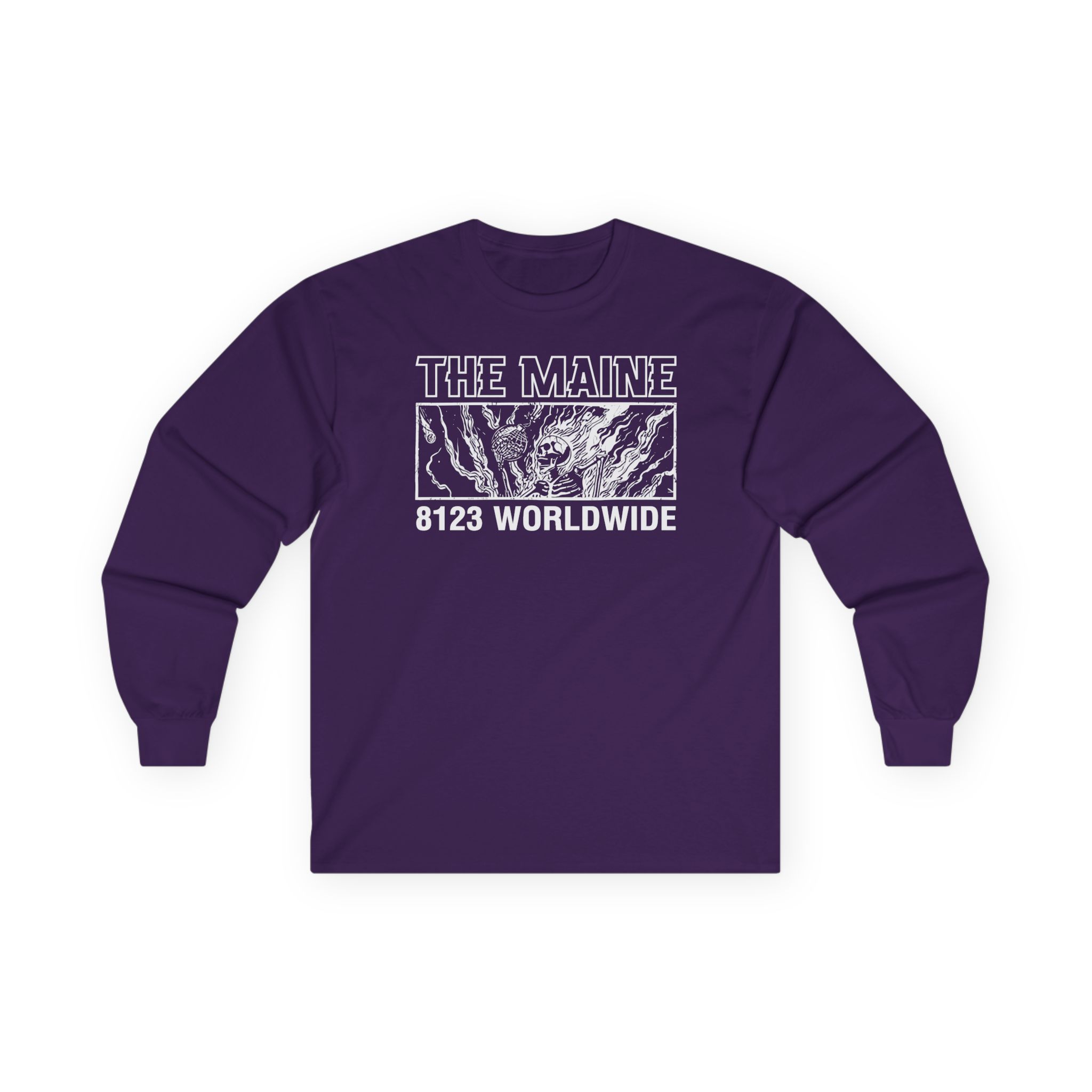 The Maine 8123 Wordwide Unisex Ultra Cotton Long Sleeve Tee