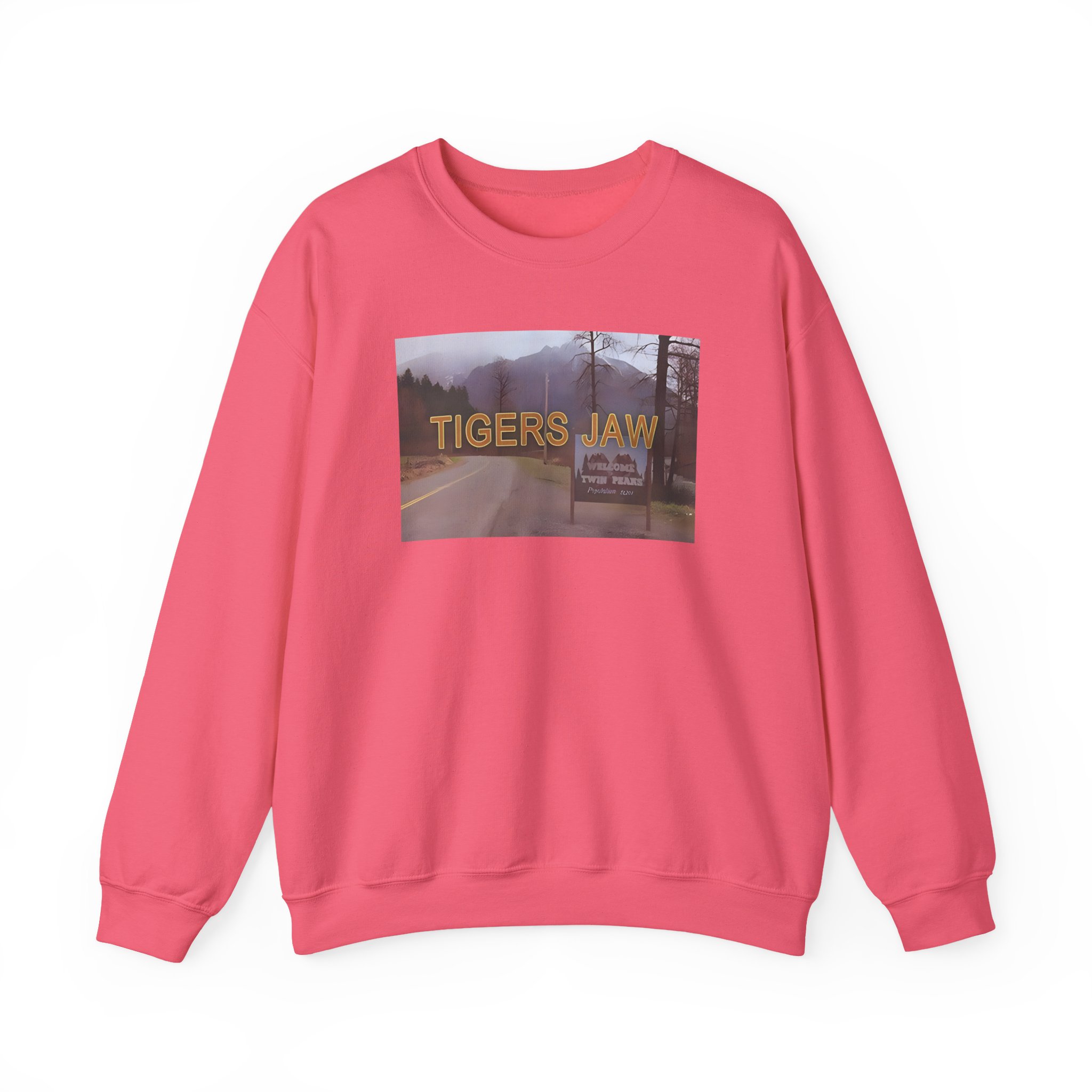 Tigers Jaw Twin Peaks Unisex Heavy Blendâ„¢ Crewneck Sweatshirt