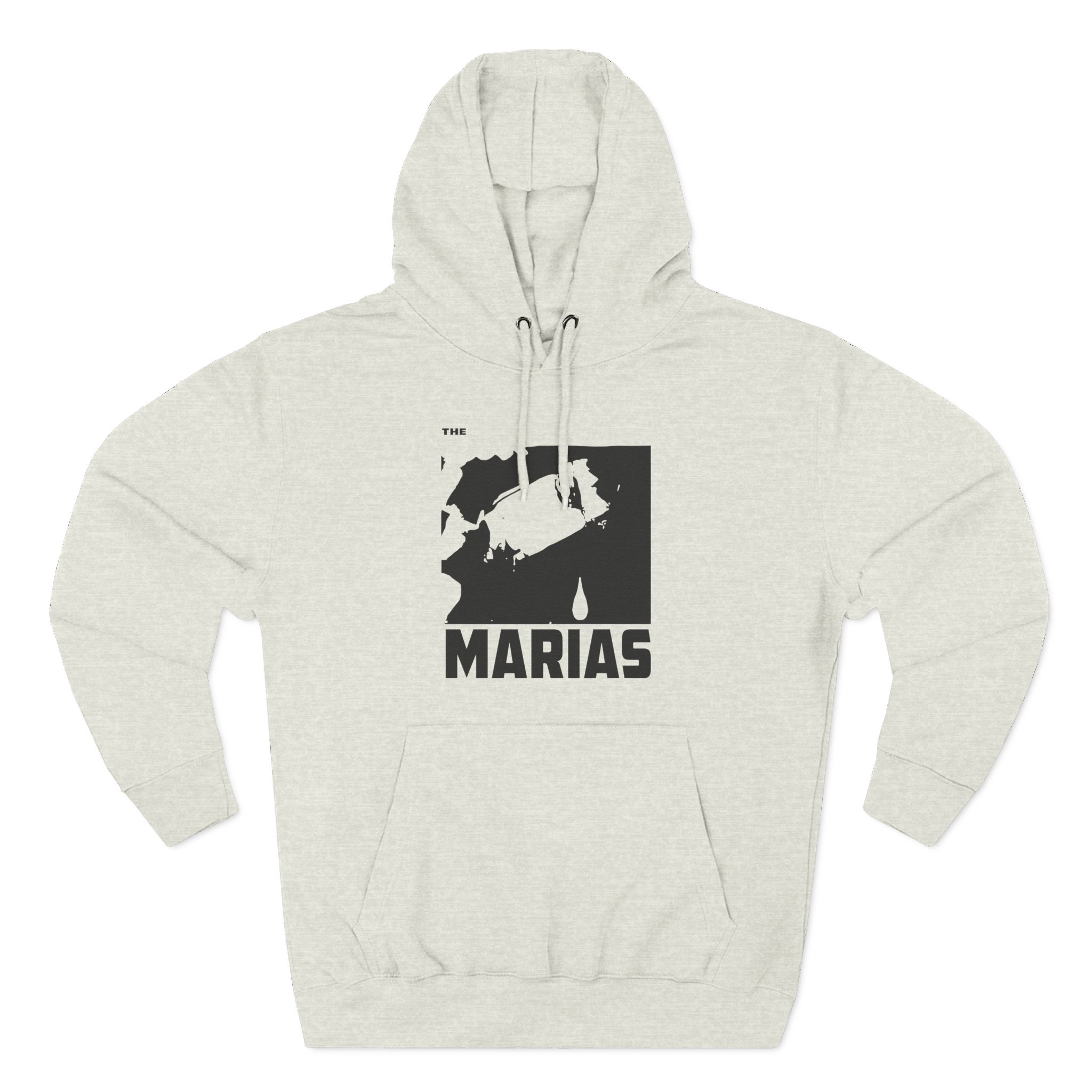 The Marias Tear Drop Three-Panel Fleece Hoodie