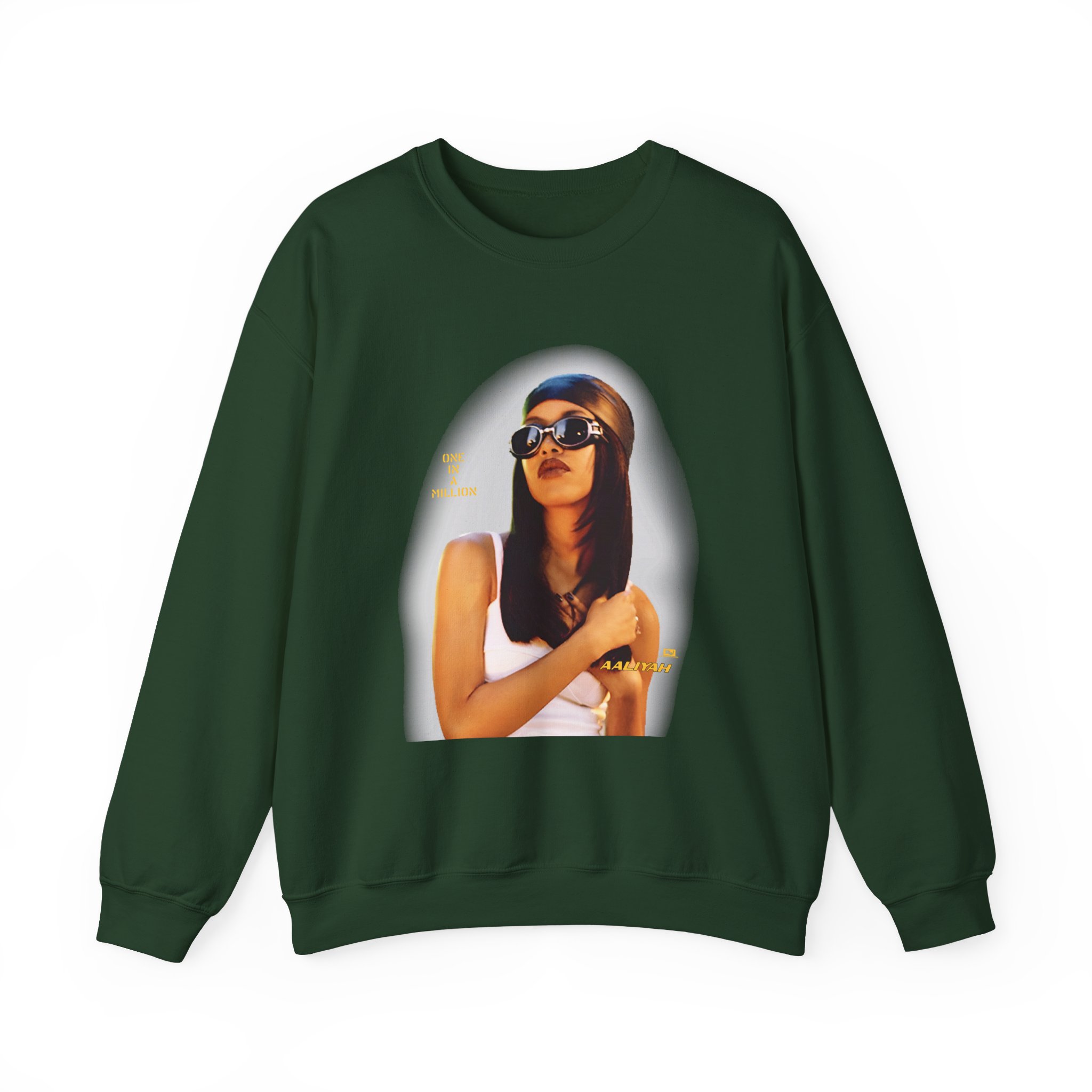 Aaliyah OIAM Portrait Unisex Heavy Blendâ„¢ Crewneck Sweatshirt