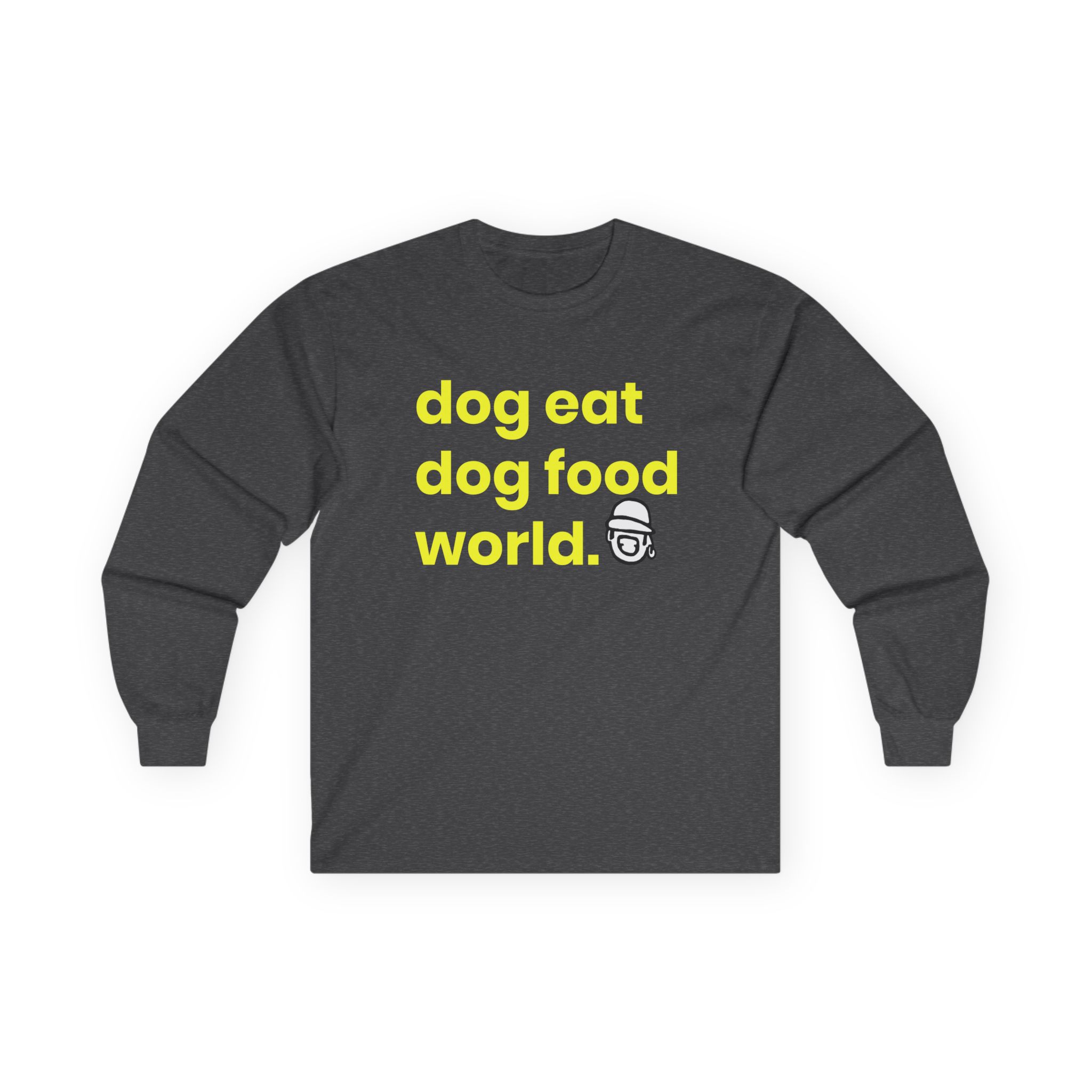 Niko B Dog Eat Dog Food World Unisex Ultra Cotton Long Sleeve Tee
