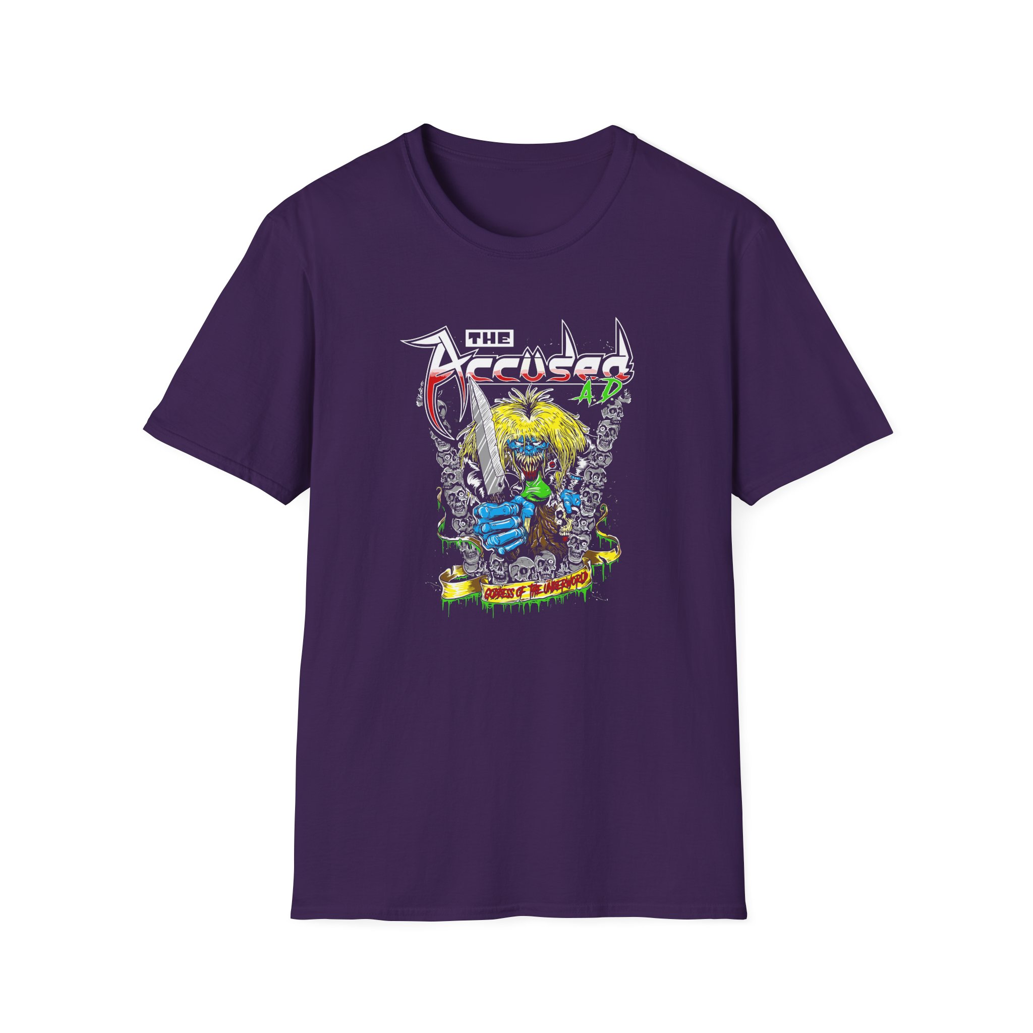Accused Ad Goddess of the Underworld Unisex Softstyle T-Shirt