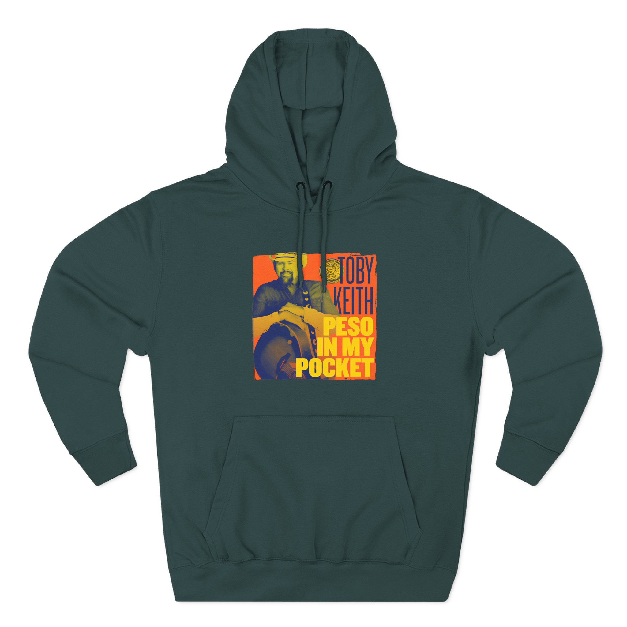 Toby Keith Peso in My Pocket Three-Panel Fleece Hoodie