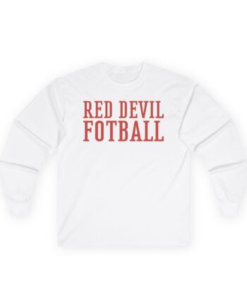 Shaboozey Red Devil Football Unisex Ultra Cotton Long Sleeve Tee