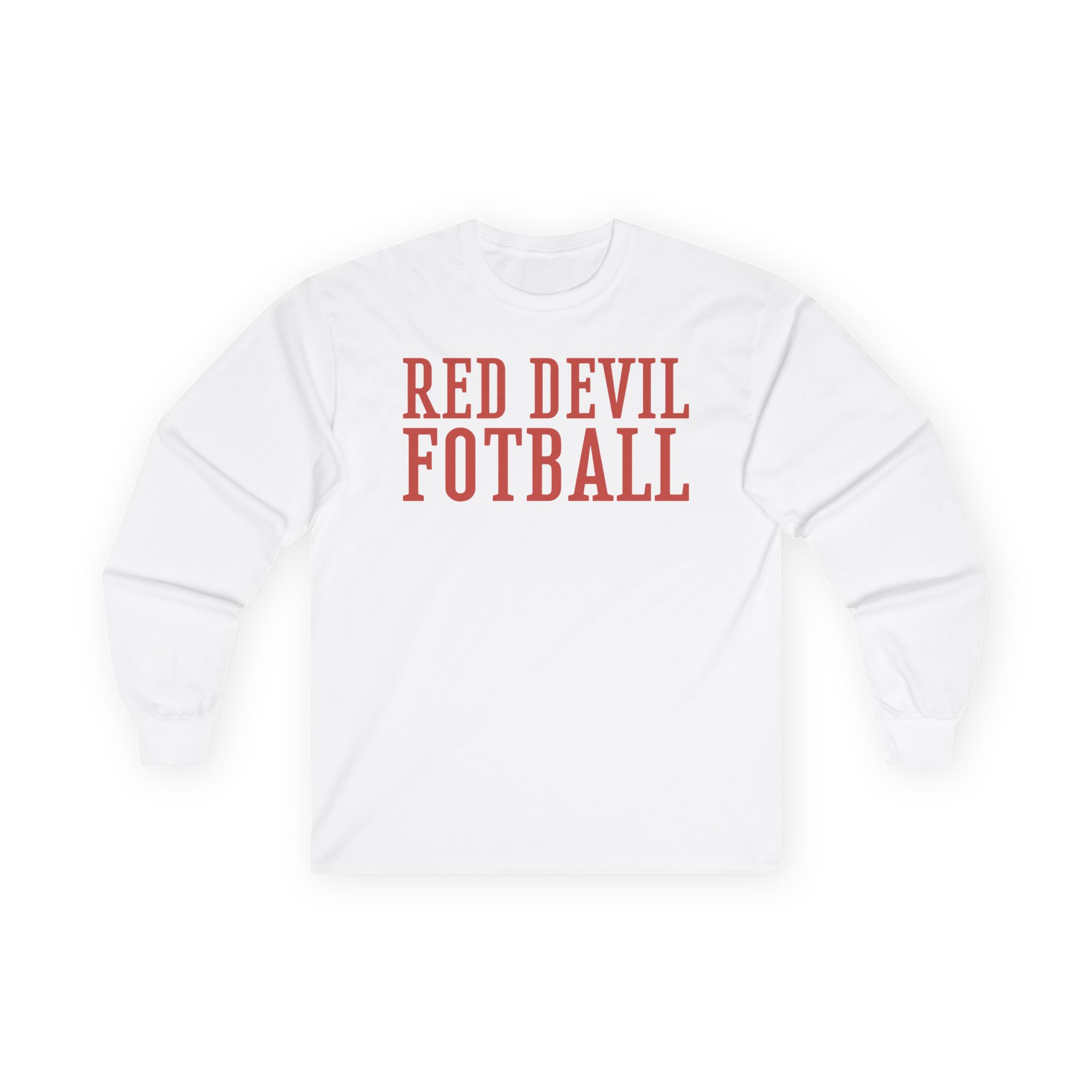 Shaboozey Red Devil Football Unisex Ultra Cotton Long Sleeve Tee