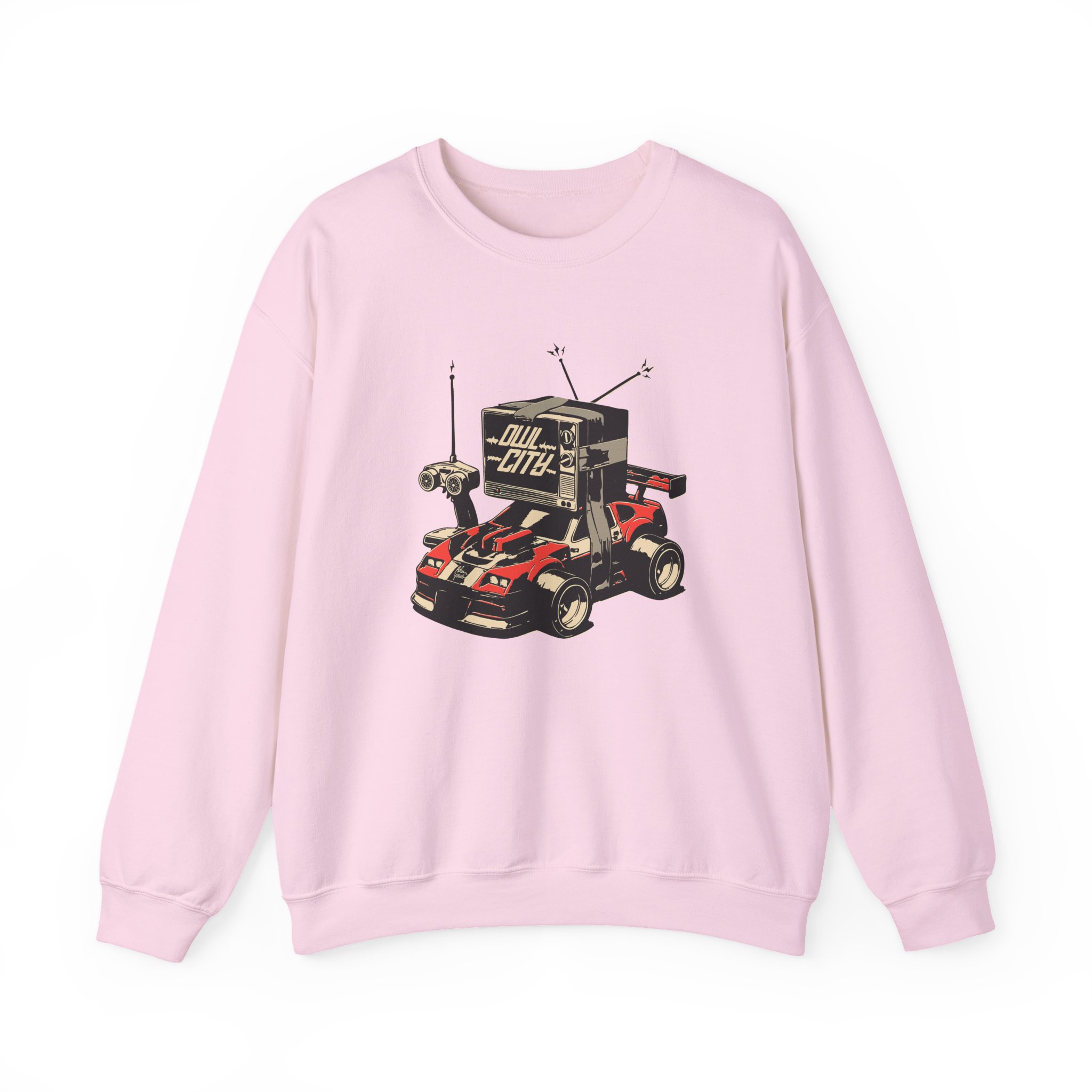 Owl City Rc Car Unisex Heavy Blendâ„¢ Crewneck Sweatshirt