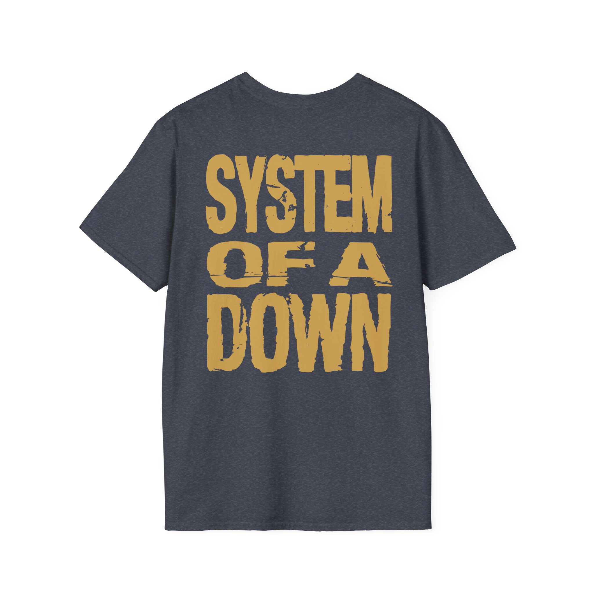 System of a Down Gold Hand Unisex Softstyle T-Shirt