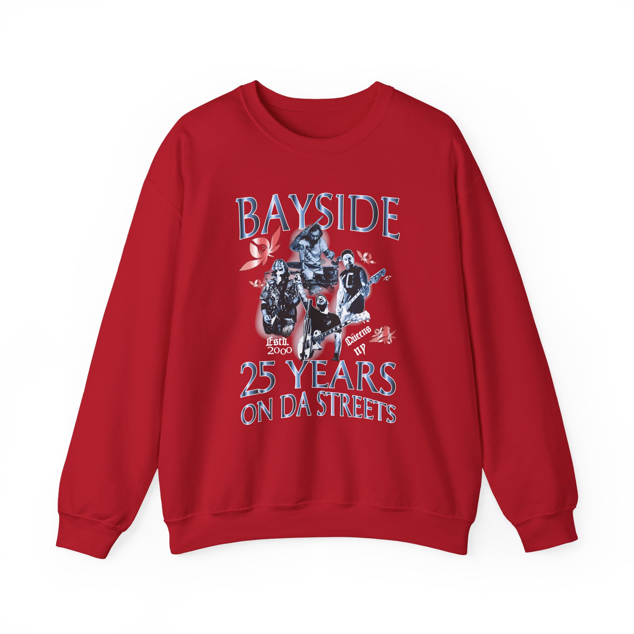 Bayside Bootleg Unisex Heavy Blendâ„¢ Crewneck Sweatshirt