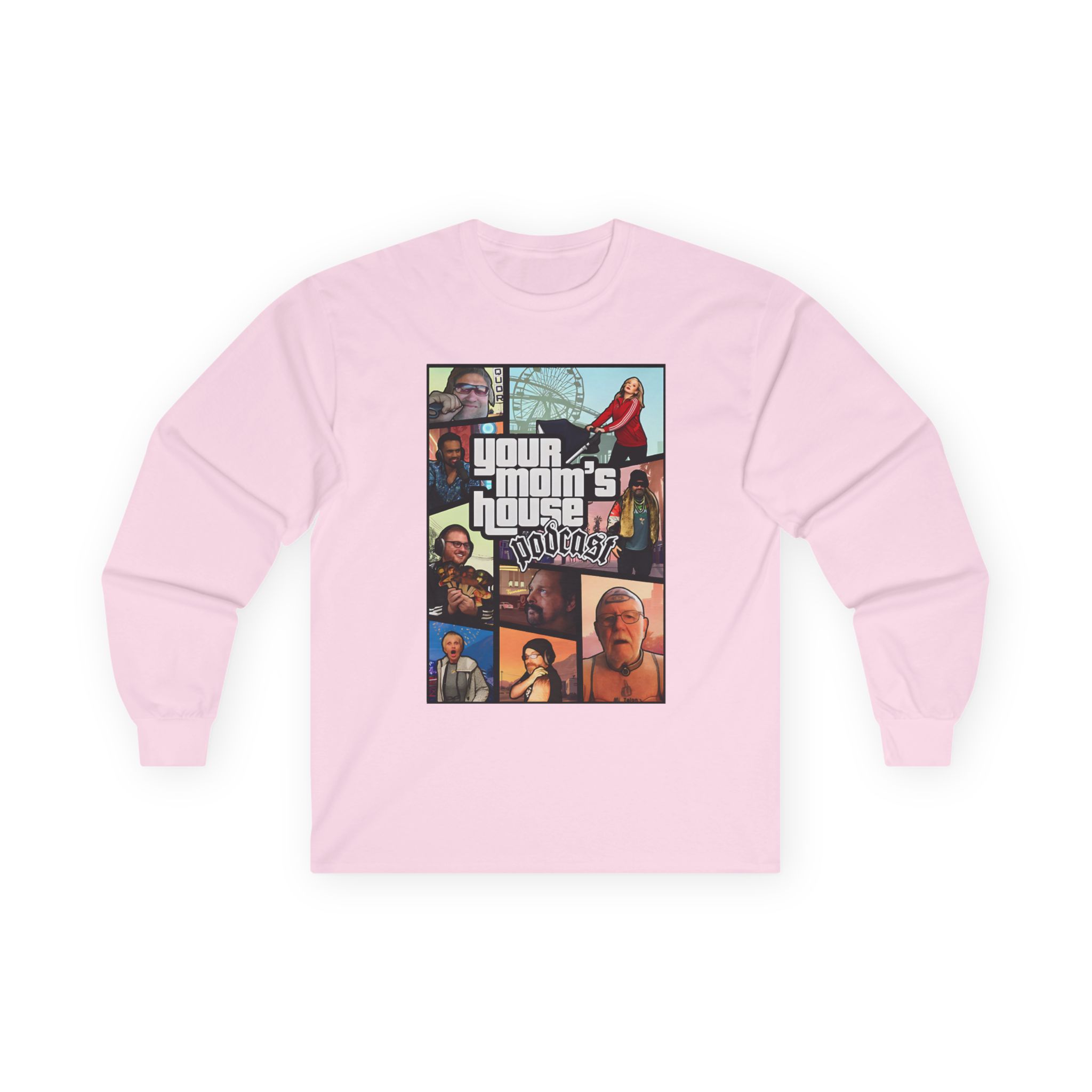 Ymh GTA Unisex Ultra Cotton Long Sleeve Tee