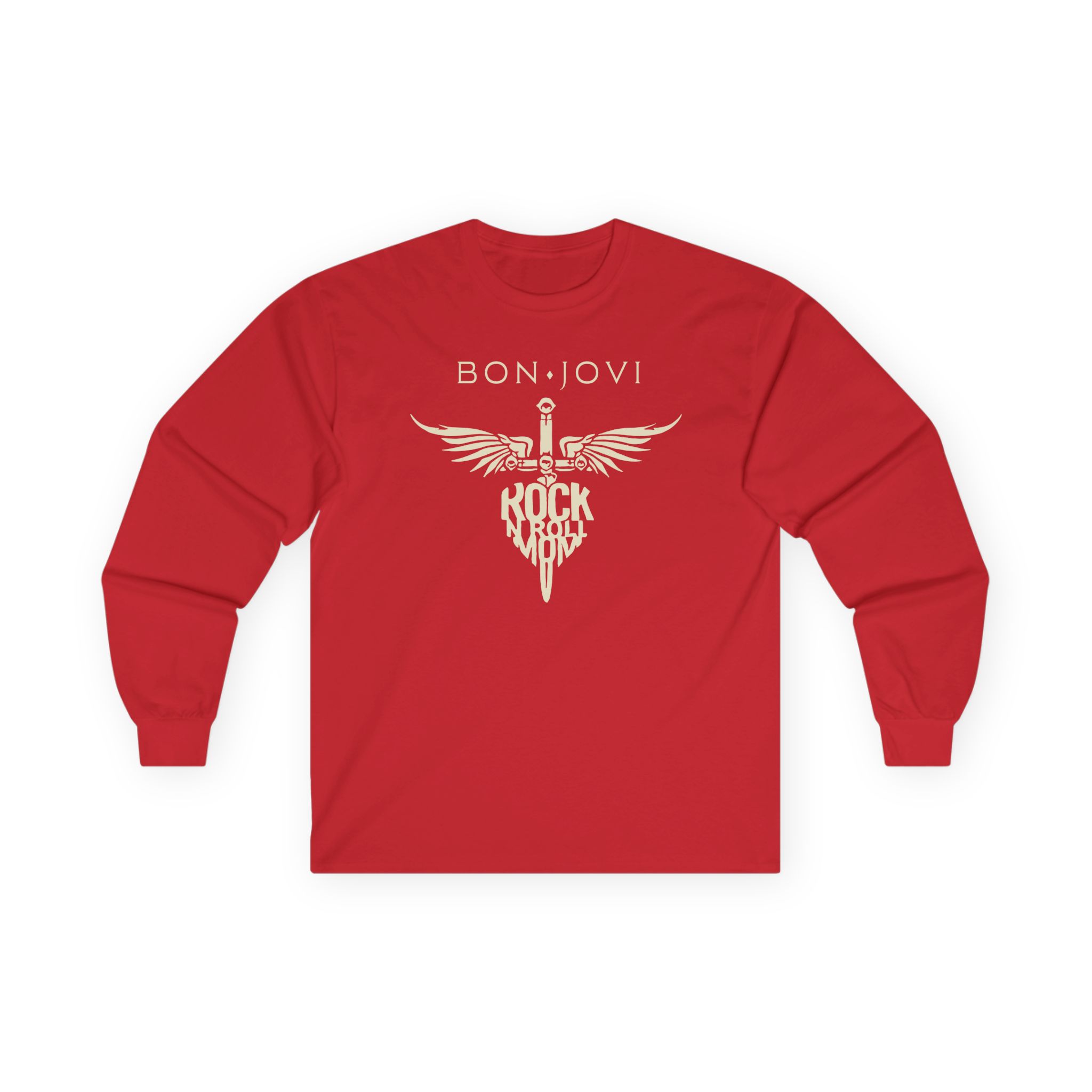 Bon Jovi Rock N' Roll Mom Unisex Ultra Cotton Long Sleeve Tee