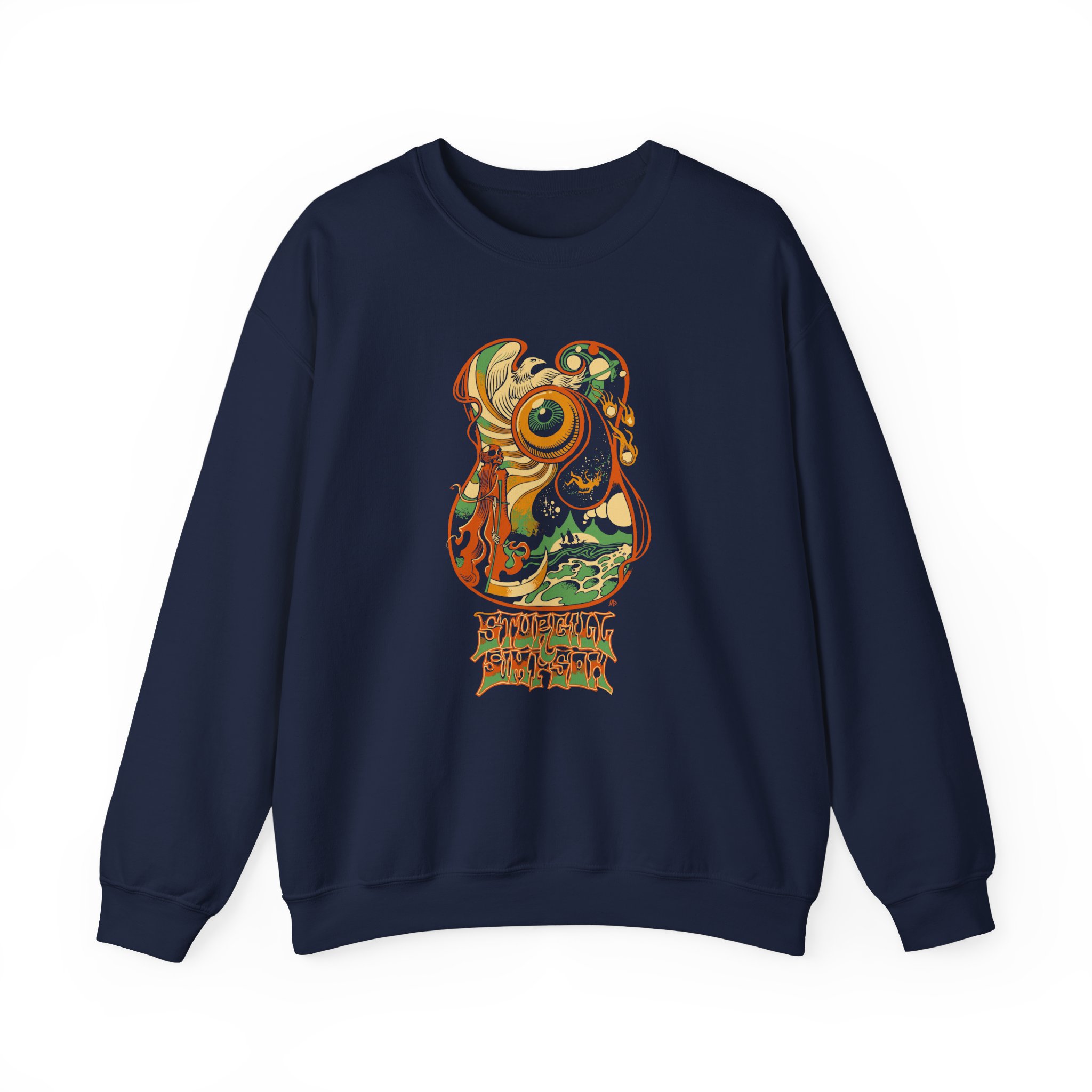 Sturgill Simpson Asteroid Guitar Tour Unisex Heavy Blendâ„¢ Crewneck Sweatshirt