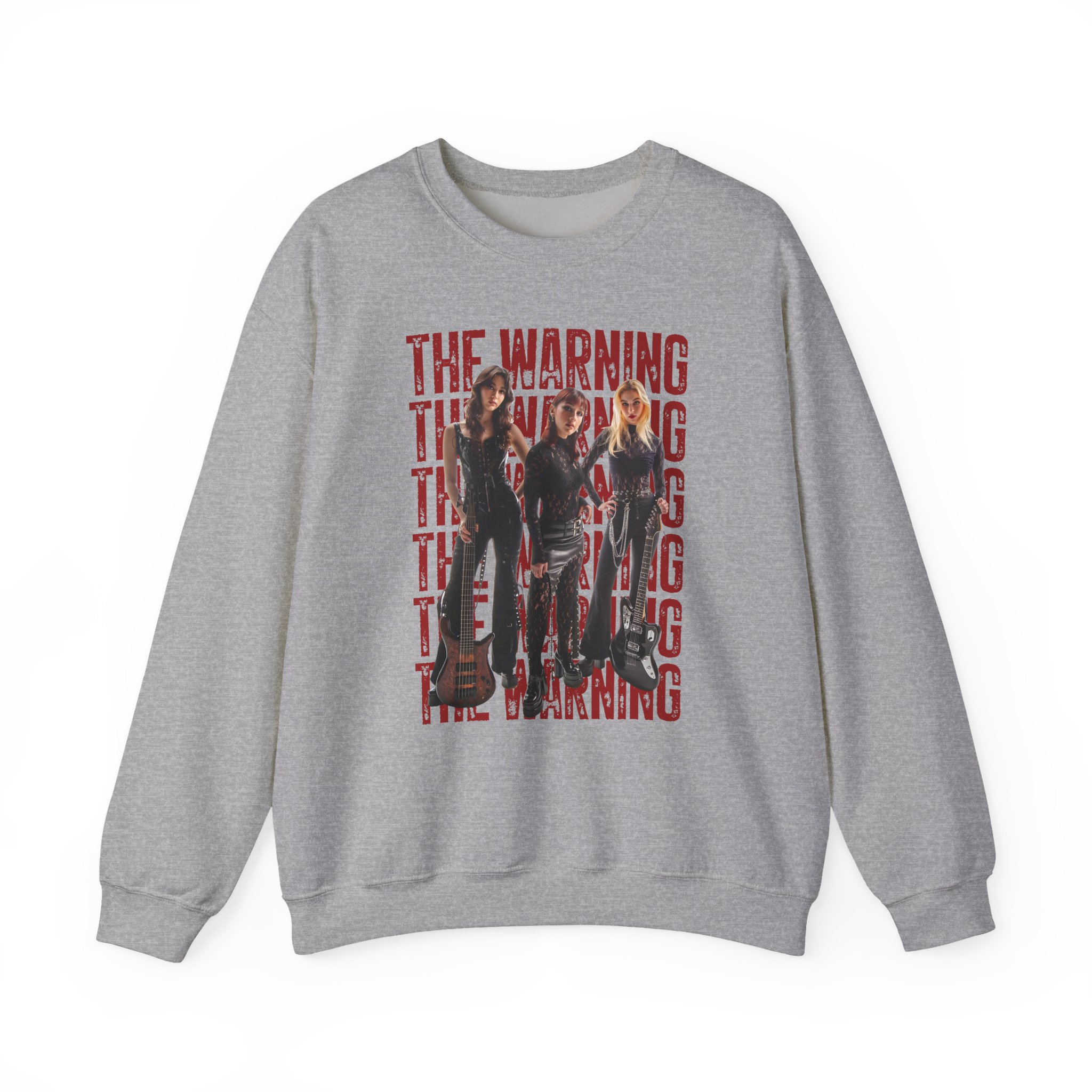 The Warning Stacked Unisex Heavy Blendâ„¢ Crewneck Sweatshirt