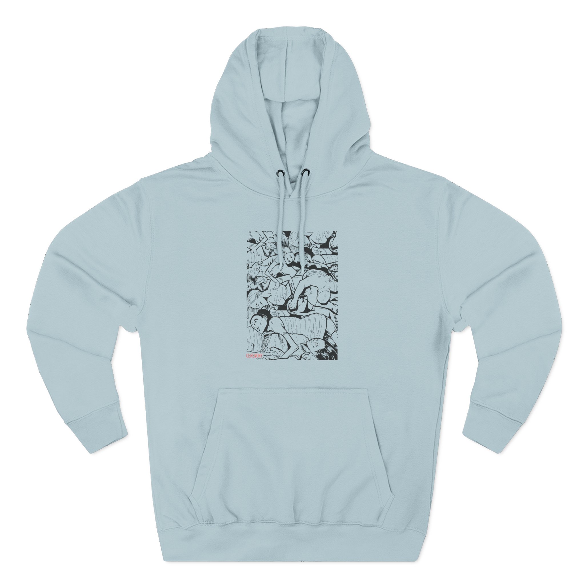 Ceremony Ruined Three-Panel Fleece Hoodie