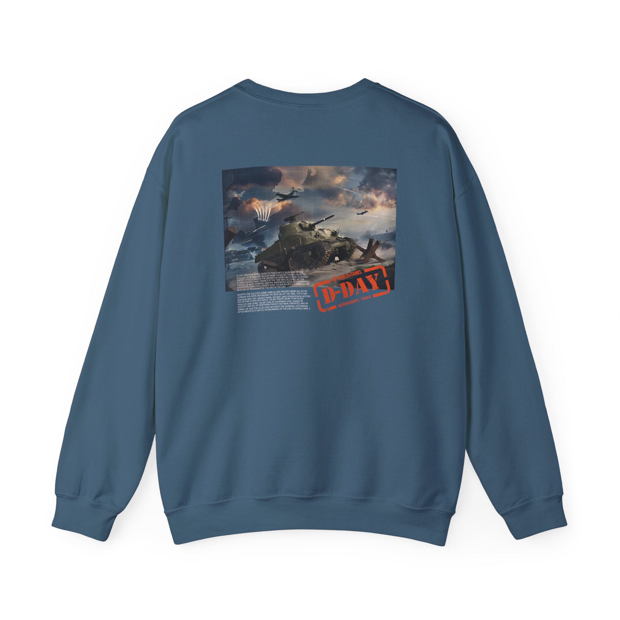 World of Tank Wot D-day Unisex Heavy Blendâ„¢ Crewneck Sweatshirt