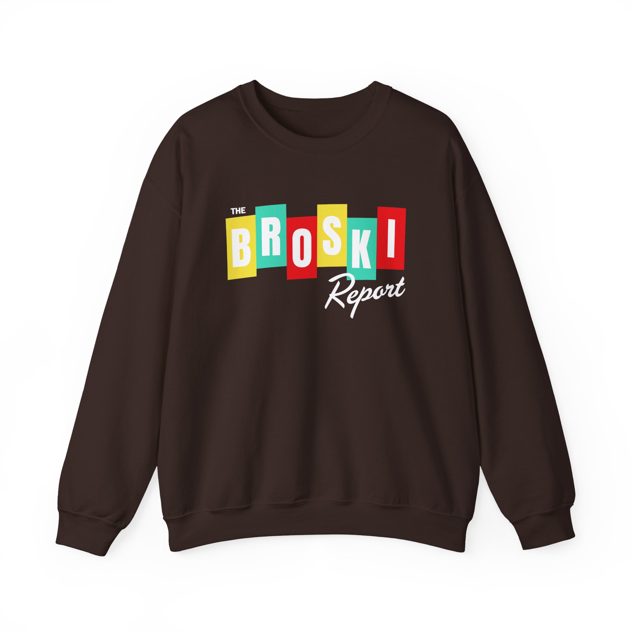 Broski Report National News Blast Unisex Heavy Blendâ„¢ Crewneck Sweatshirt
