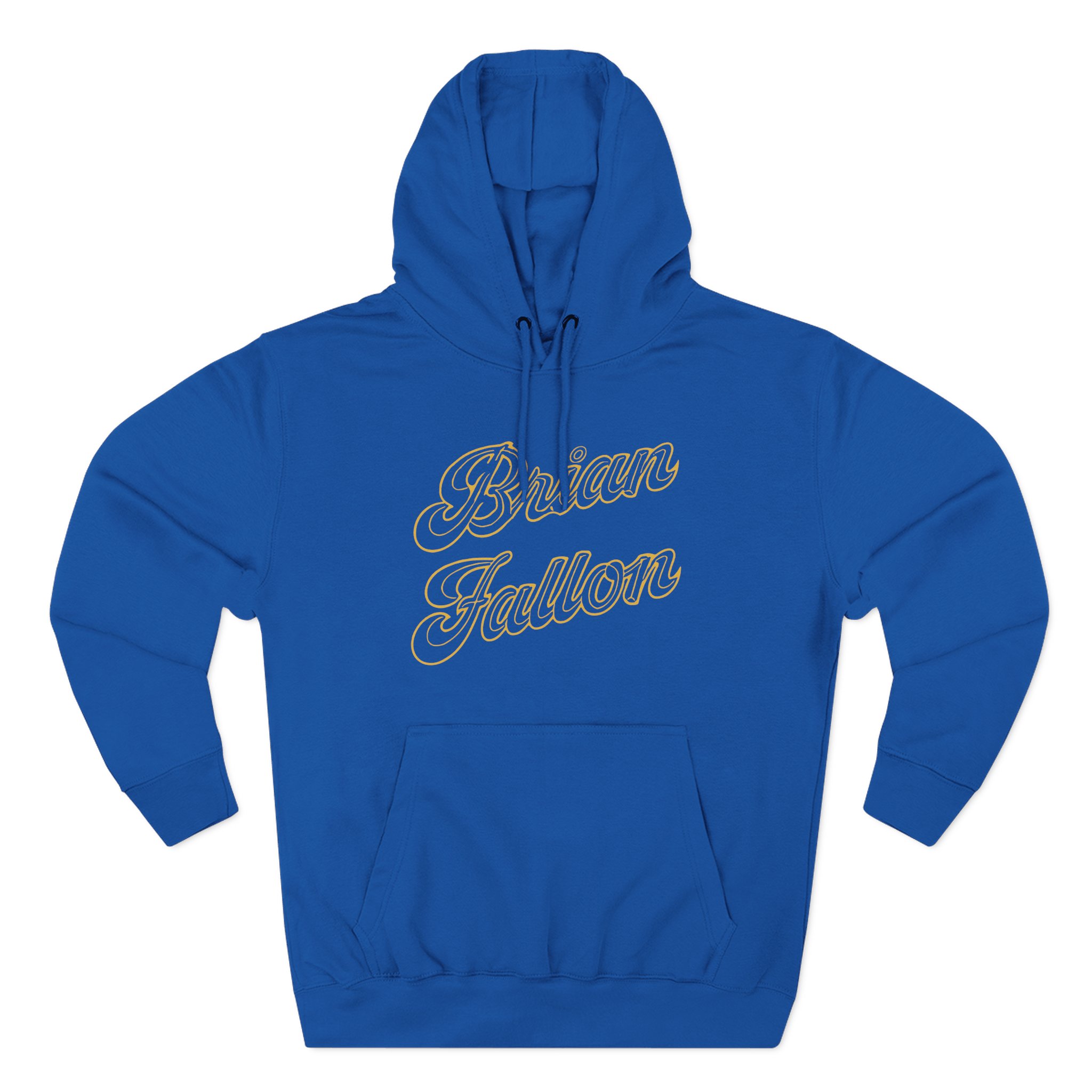 Brian Fallon Gold Text Three-Panel Fleece Hoodie