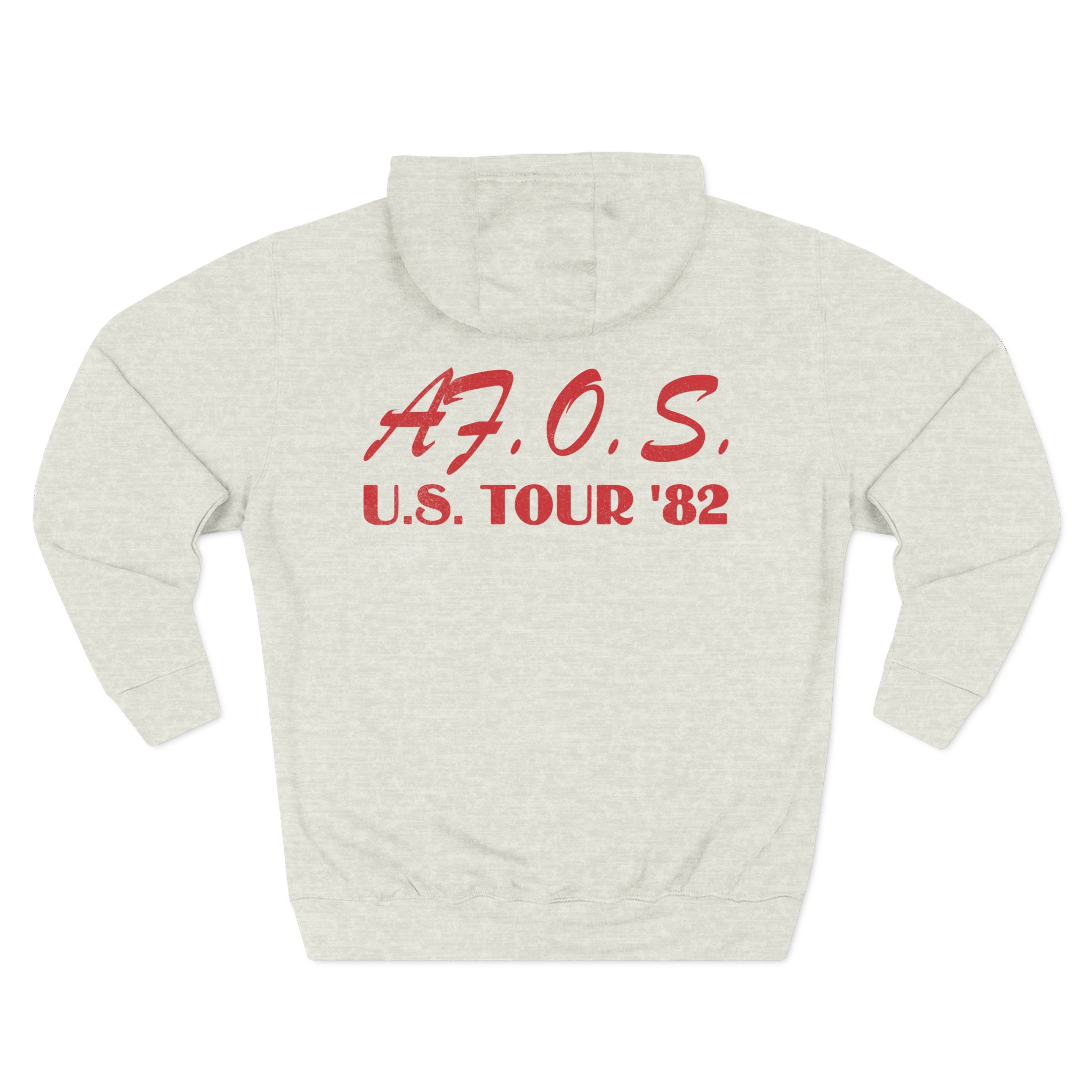 A Flock of Seagulls Us 1982 Tour Three-Panel Fleece Hoodie