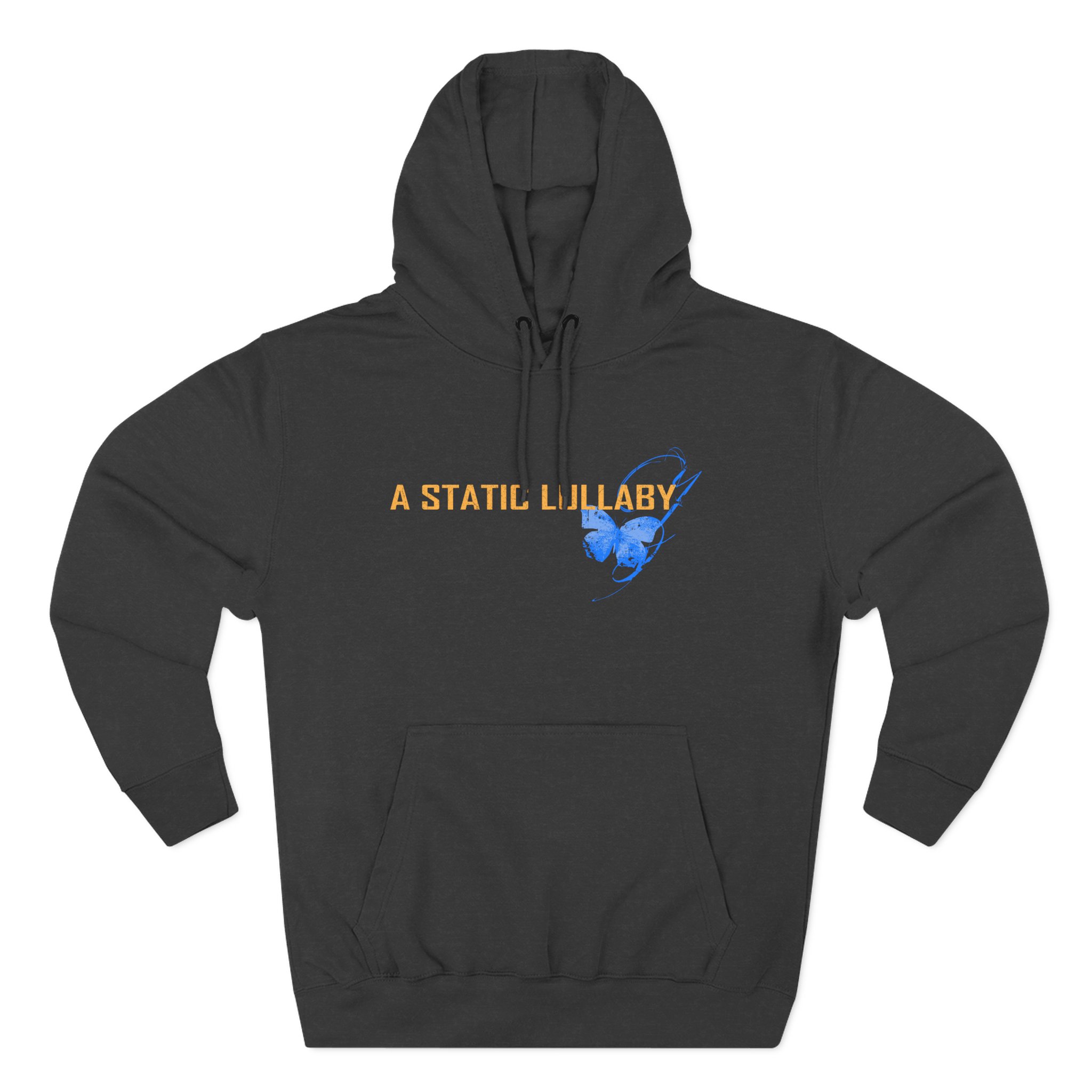 A Static Lullaby Butterfly Three-Panel Fleece Hoodie