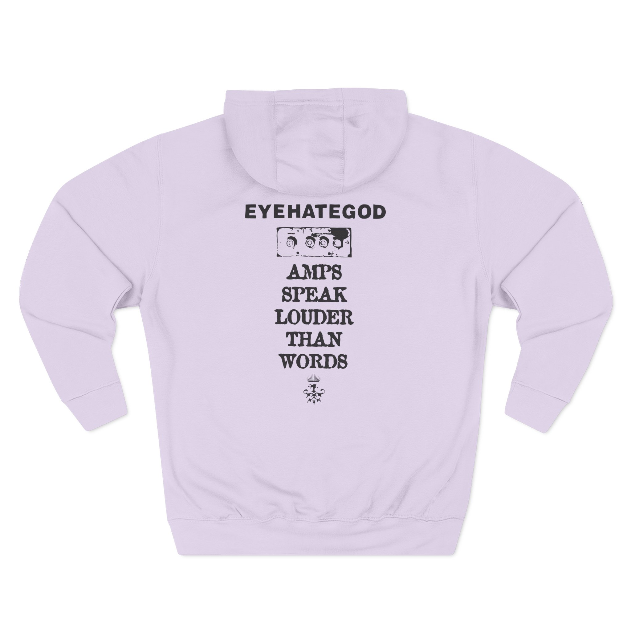 Eyehategod Phoenix/amps Three-Panel Fleece Hoodie