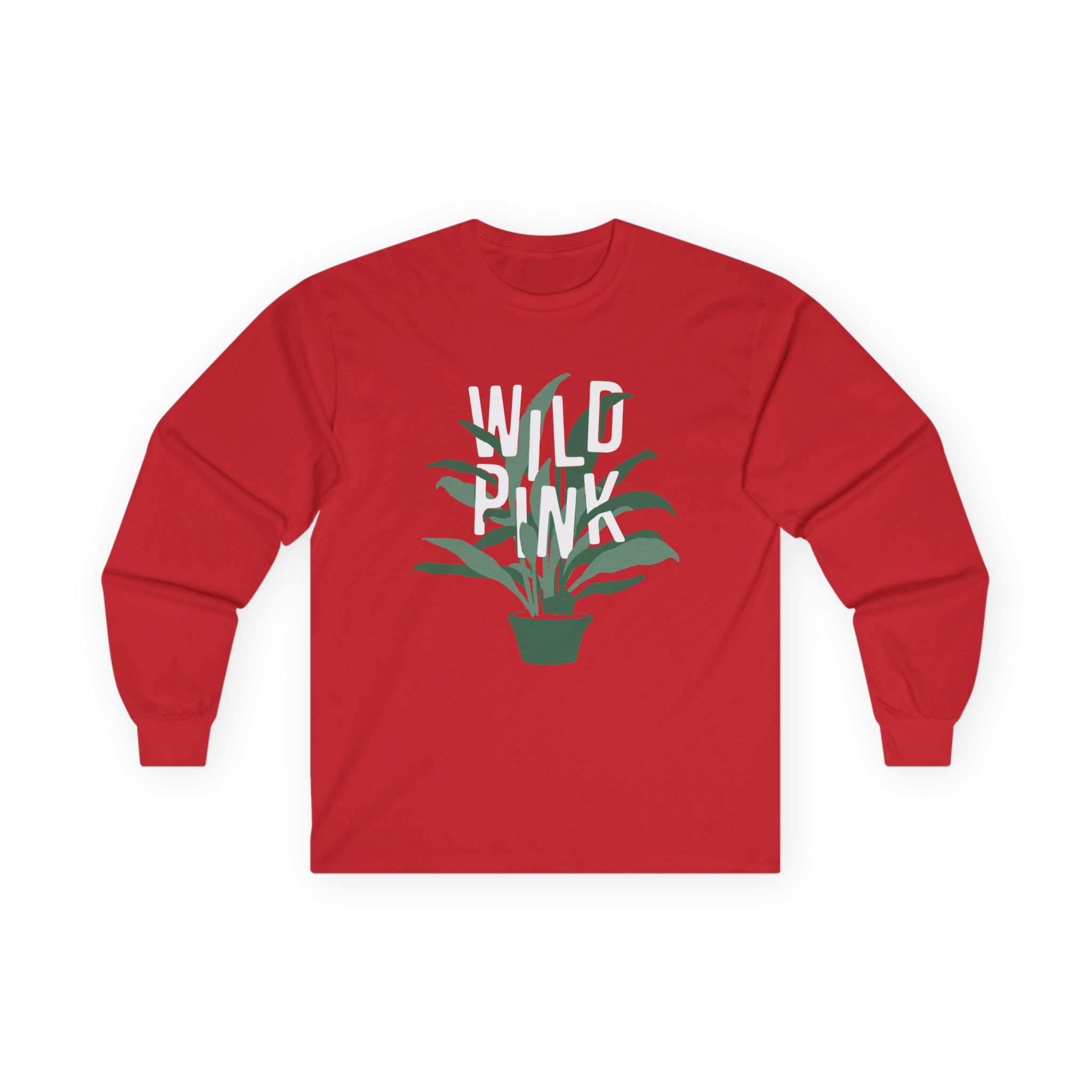 Wild Pink House Plant Unisex Ultra Cotton Long Sleeve Tee
