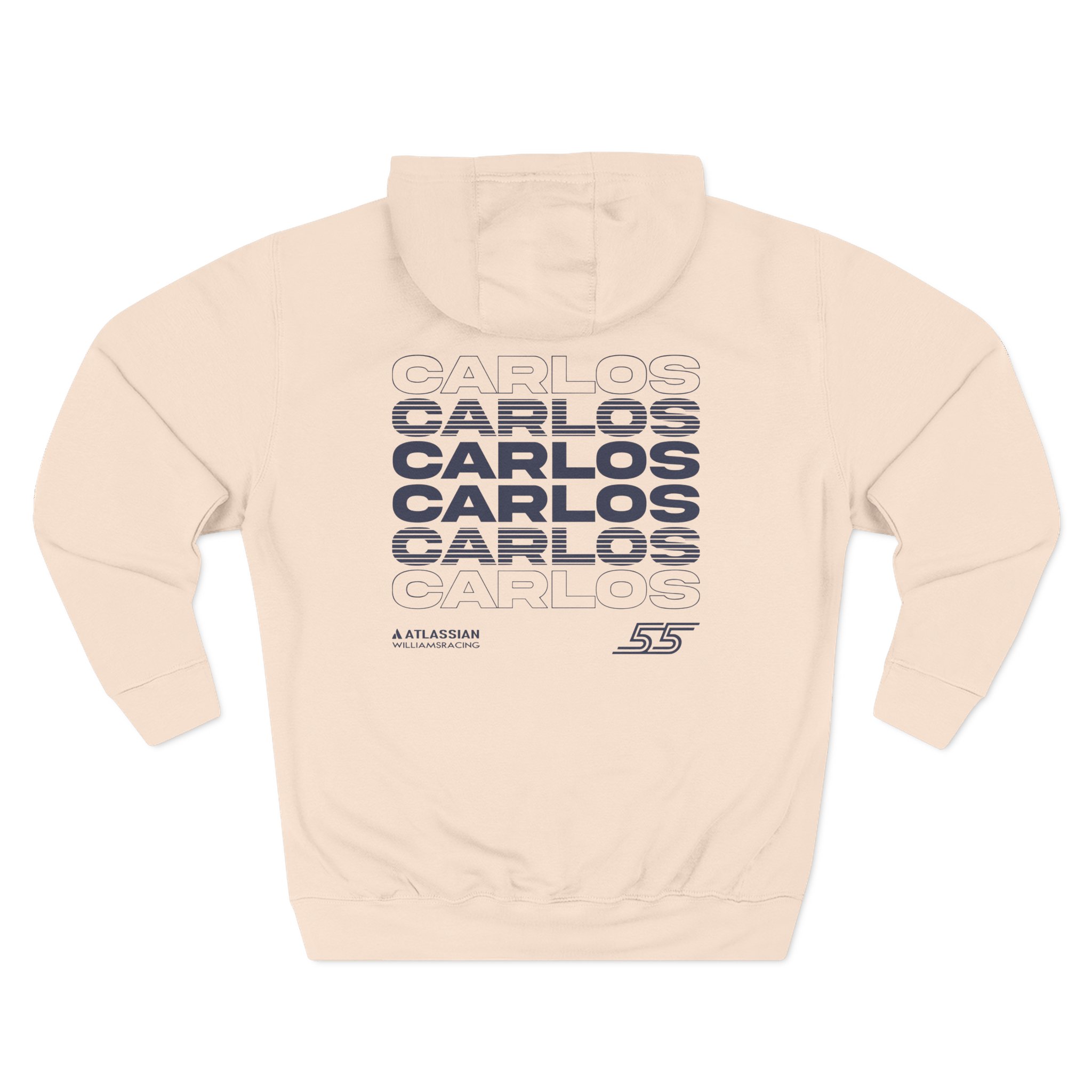 Carlos Sainz Atlassian Williams Racing Three-Panel Fleece Hoodie