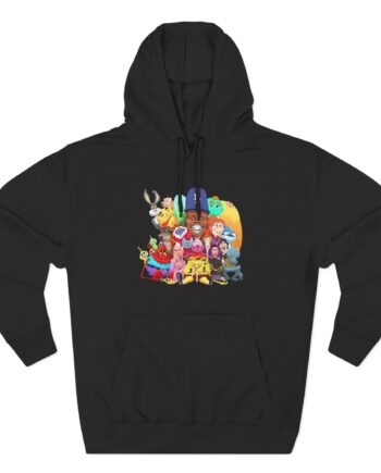 Papa Meat Three-Panel Fleece Hoodie