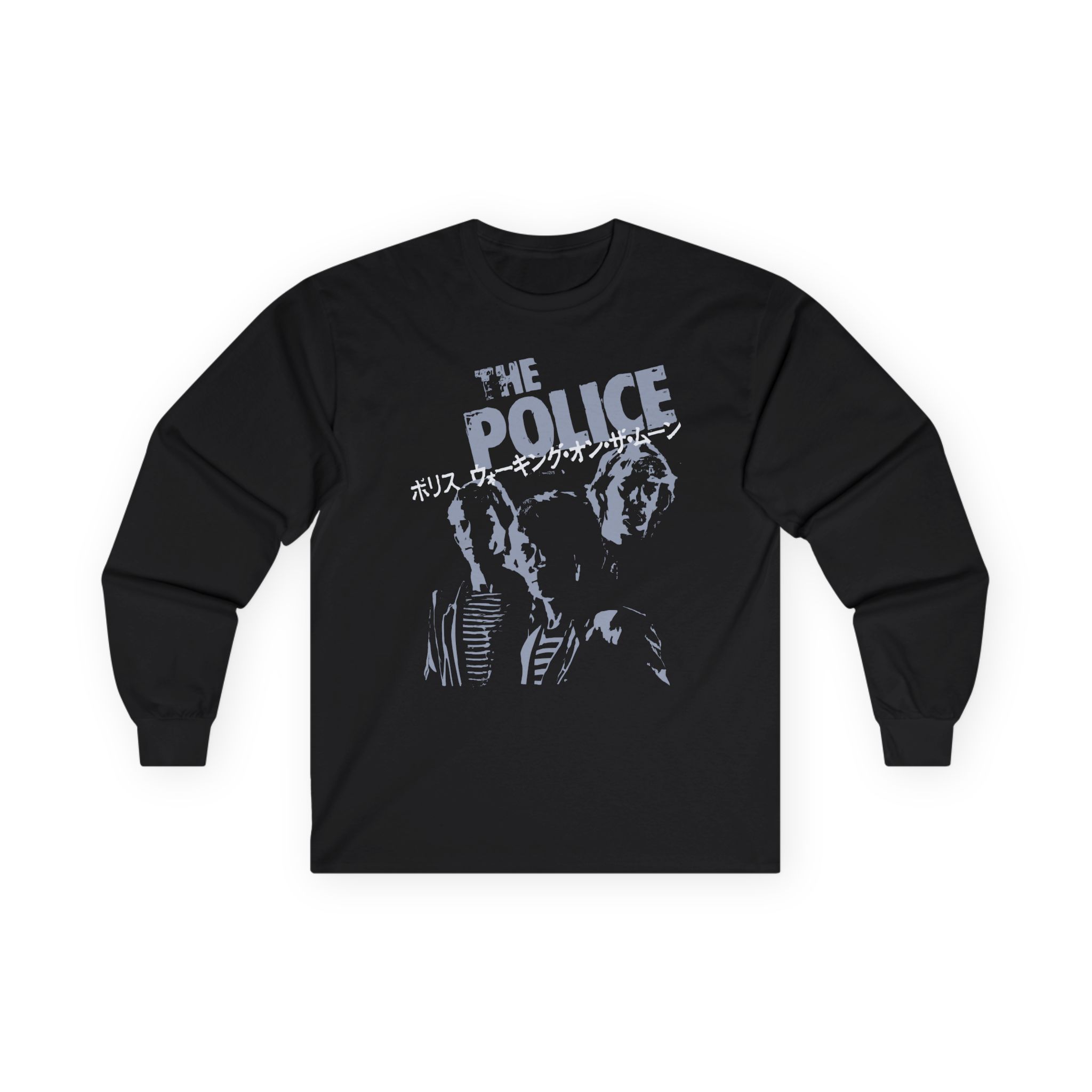The Police Japan Retro Unisex Ultra Cotton Long Sleeve Tee
