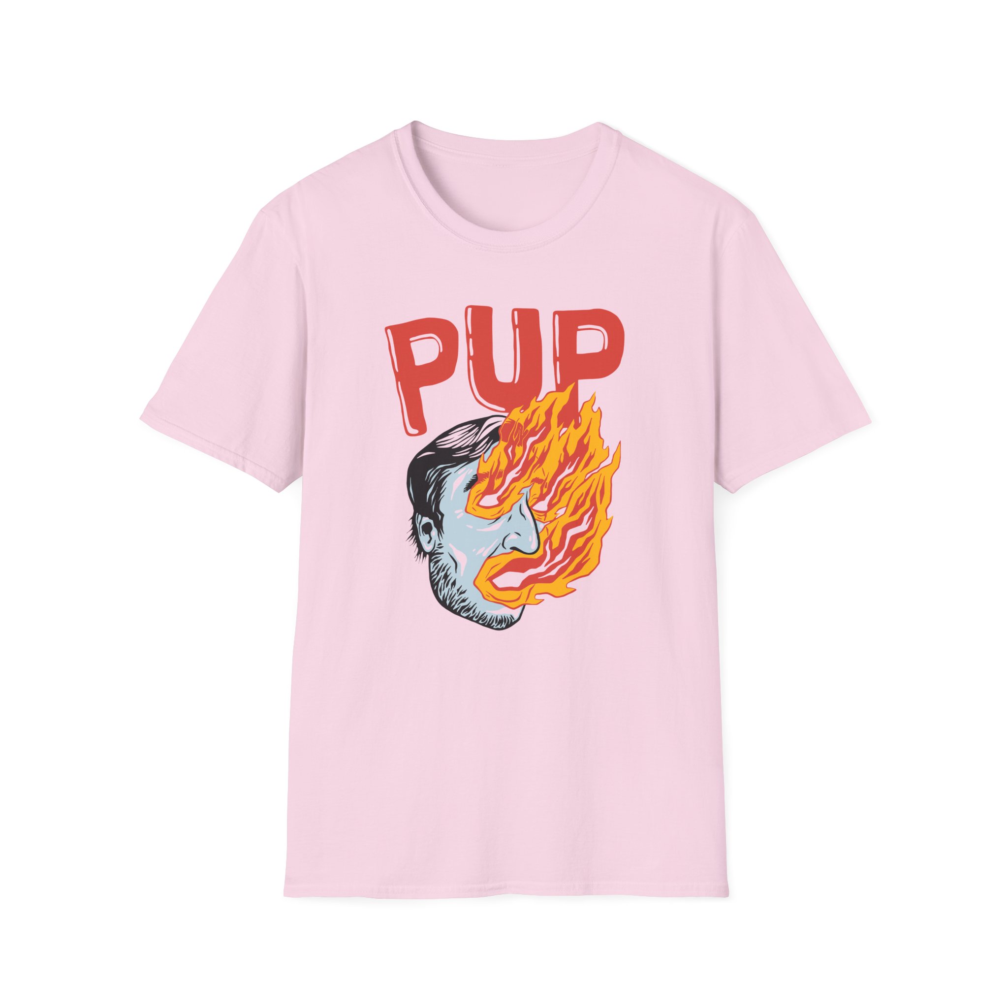 Pup I Hope the World Explodes Unisex Softstyle T-Shirt